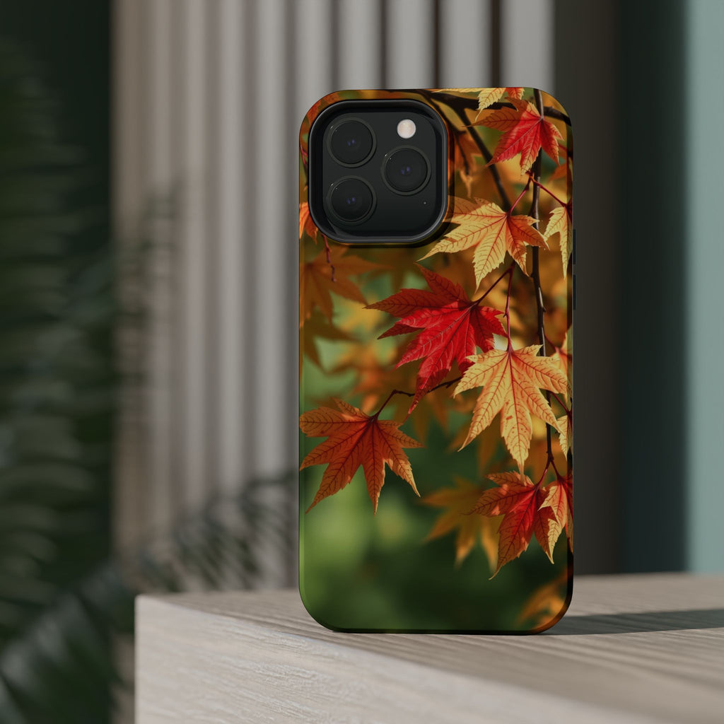 iPhone Earthy Autumn Maple Design Bold Modern Everyday Snap Case · iPhone Case