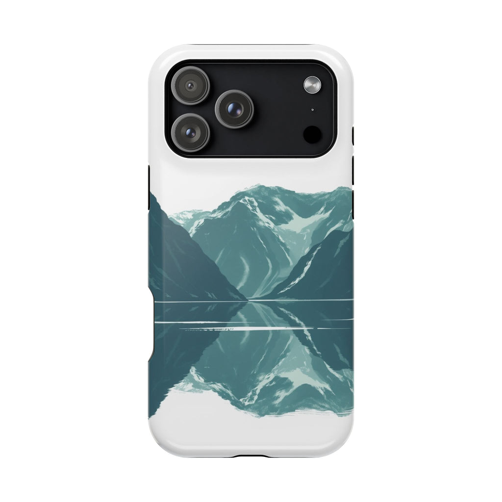 iPhone Sage And Ivory Fjord Reflection Slim Everyday Designer Case · iPhone Case