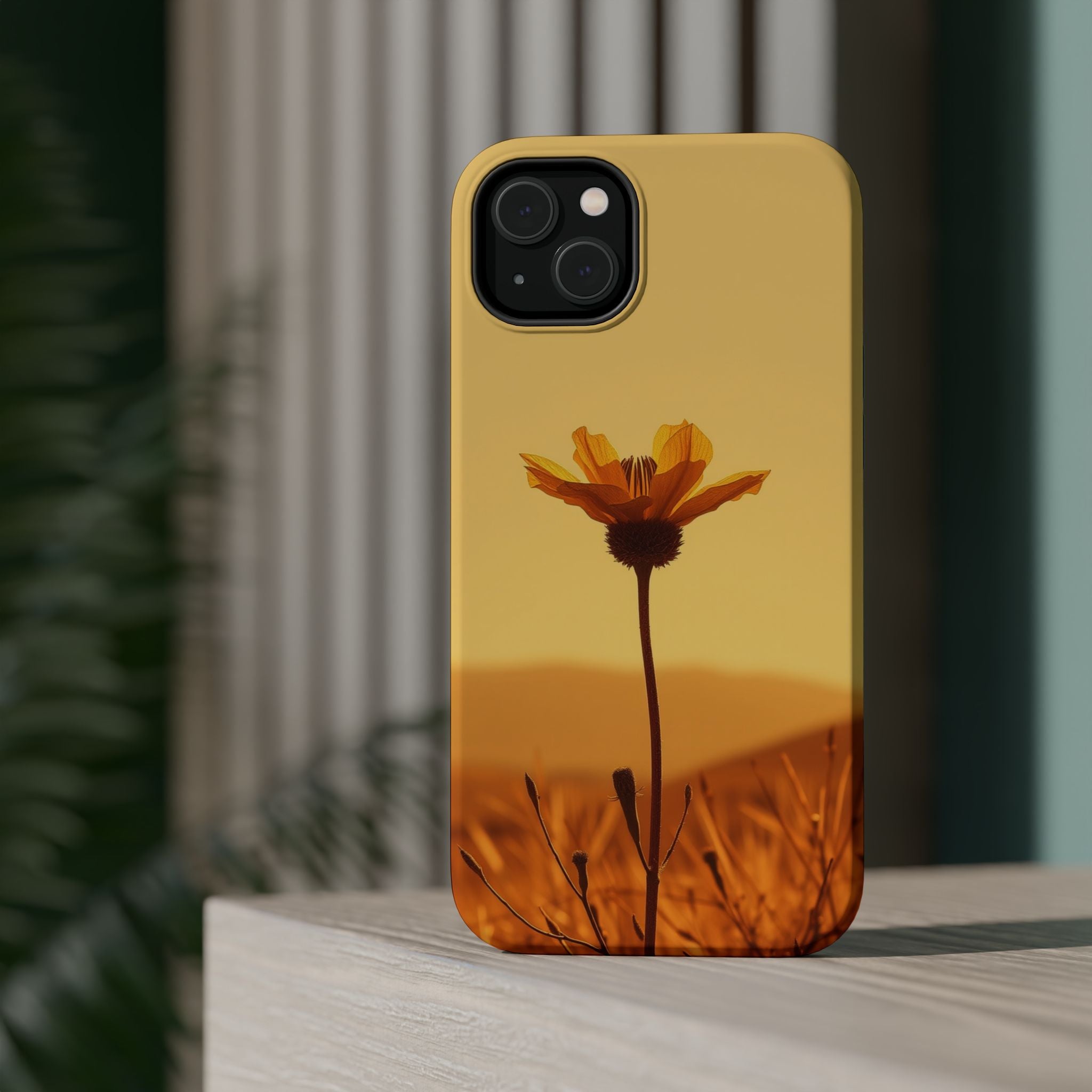 iPhone Desert Flower Cinematic Art Bold Modern Everyday Snap Case · iPhone Case