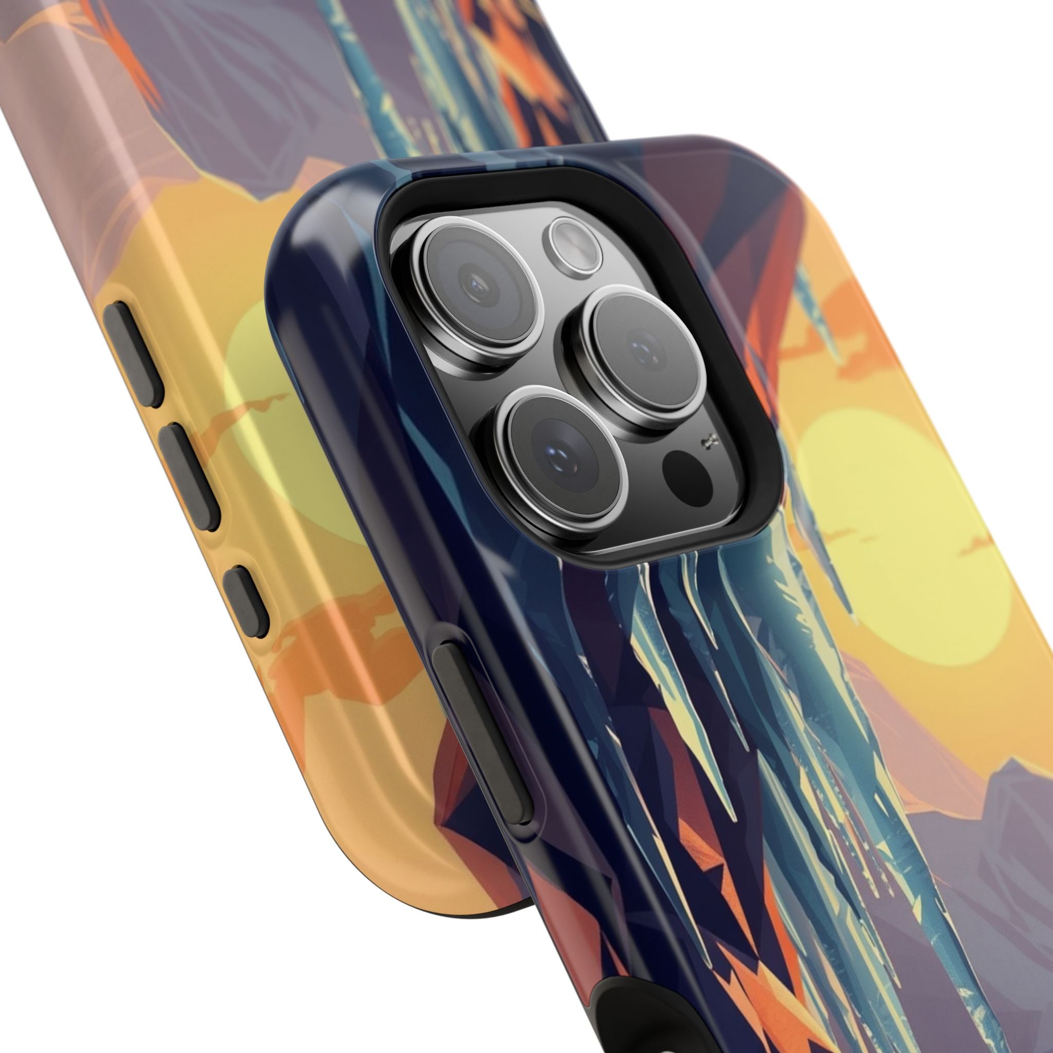 iPhone Sunset Amber And Peach Icicle Formation Soft iPhone Finish · iPhone Case