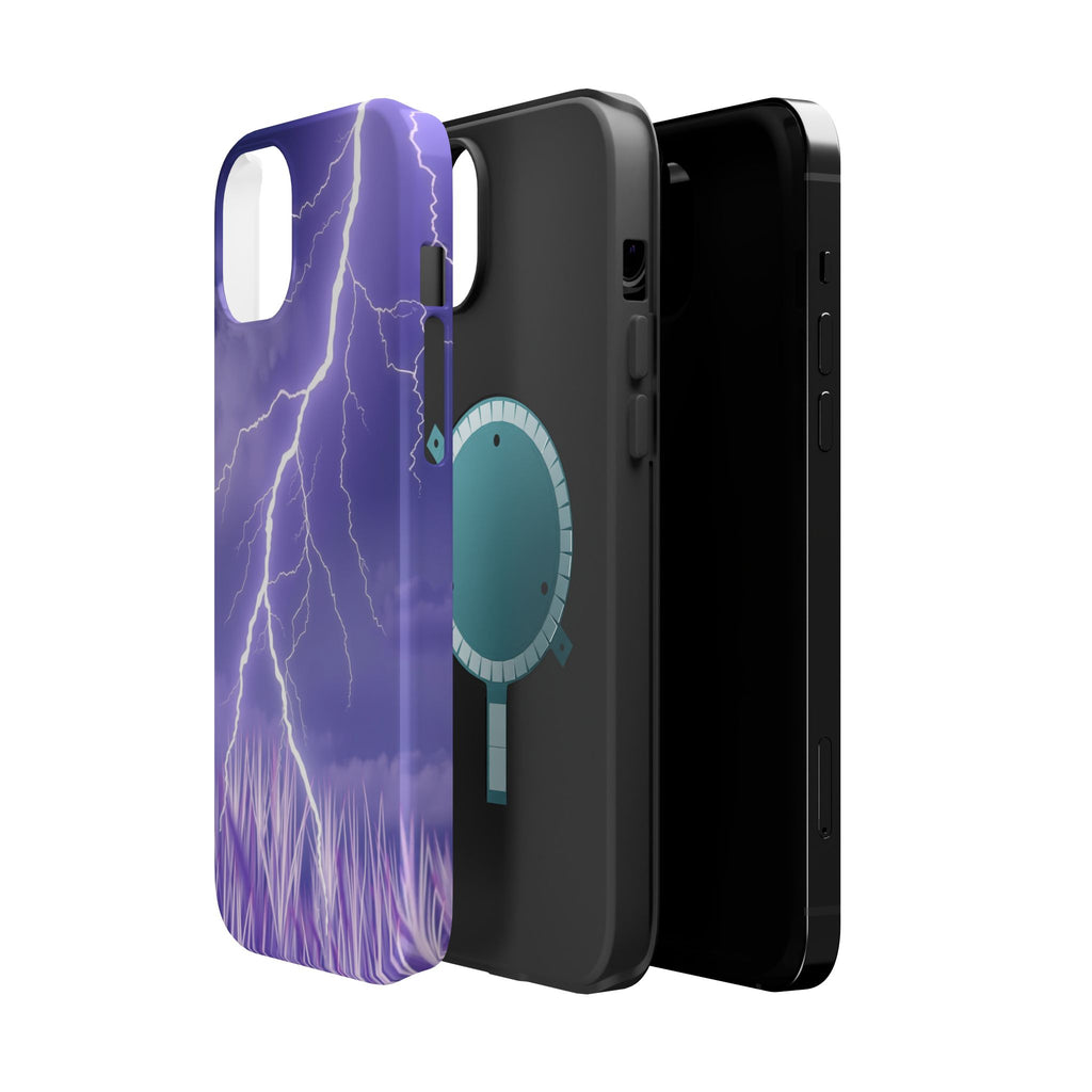 iPhone Dreamy Prairie Lightning Design Slim Everyday Designer Case · iPhone Case