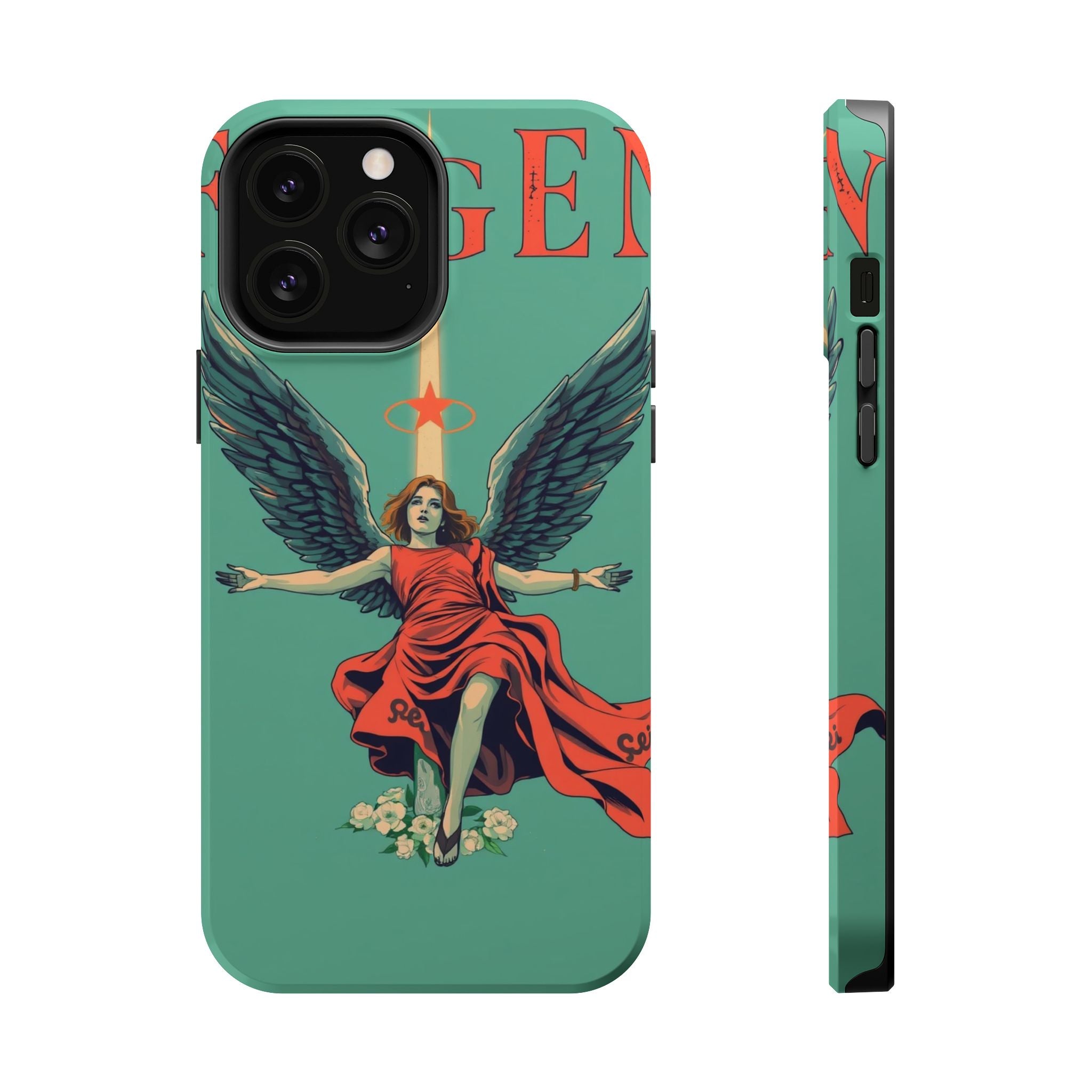 iPhone Radiant Fallen Angel Design Bold Modern Everyday Snap Case · iPhone Case