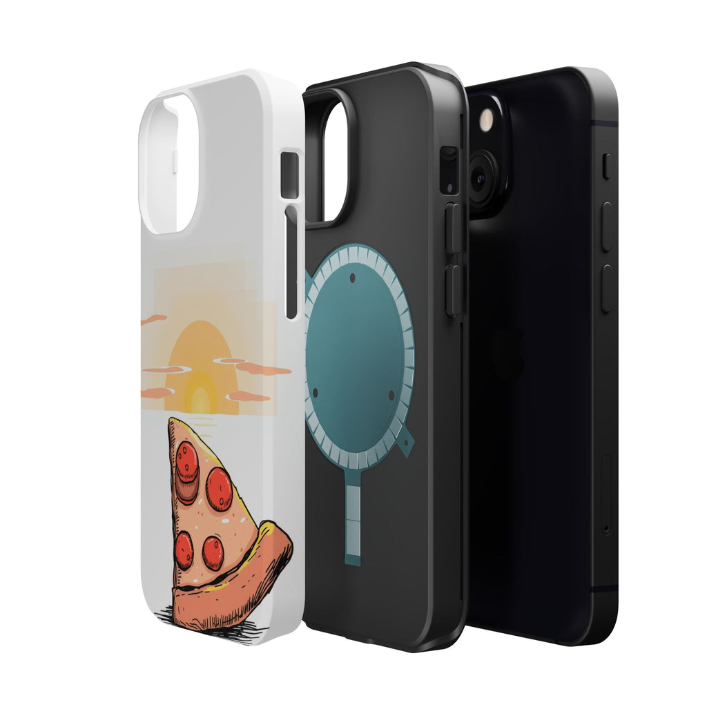 iPhone Earthy Pizza Slice Sunset Design Slim Everyday Designer Case · iPhone Cas