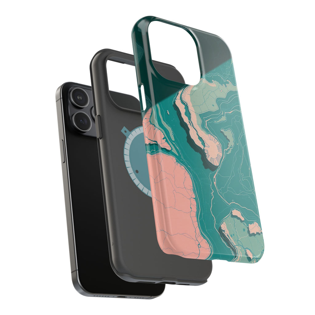 iPhone Earthy River Delta Aerial Design Slim Everyday iPhone 18 · iPhone Case