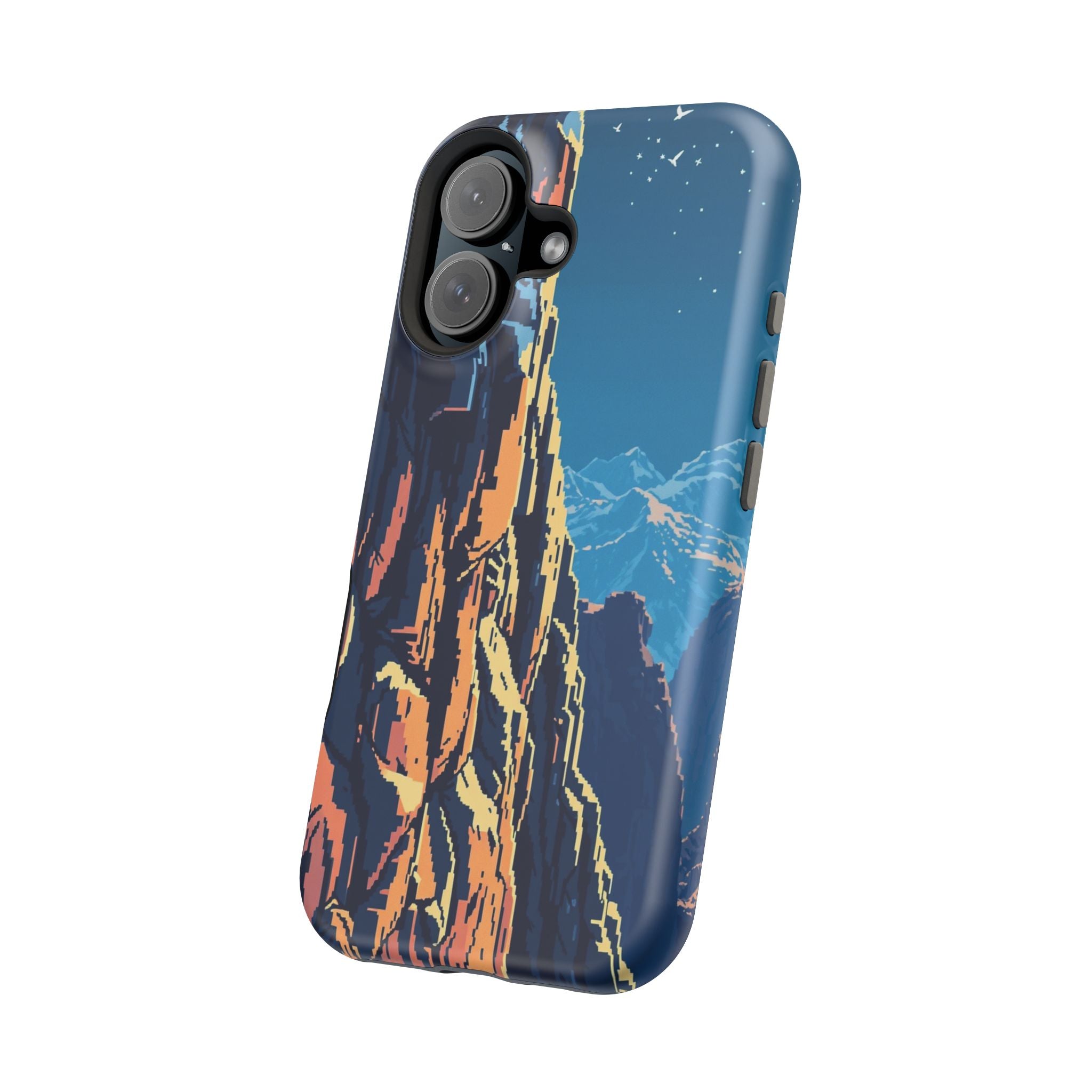 iPhone Midnight Blue And Silver Canyon Wall Slim iPhone Everyday · iPhone Case