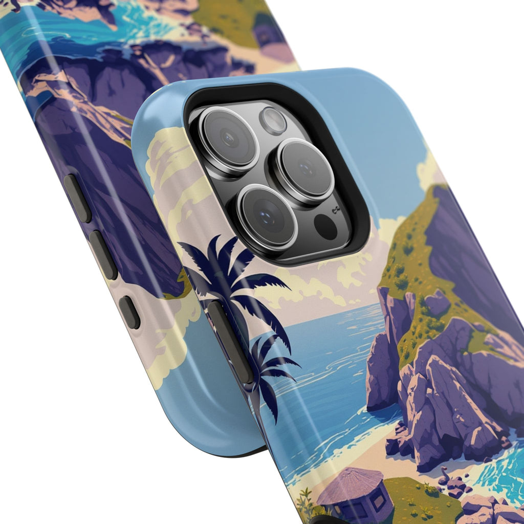 iPhone Vibrant Hibiscus Coast Design Slim Everyday Designer Case · iPhone Case