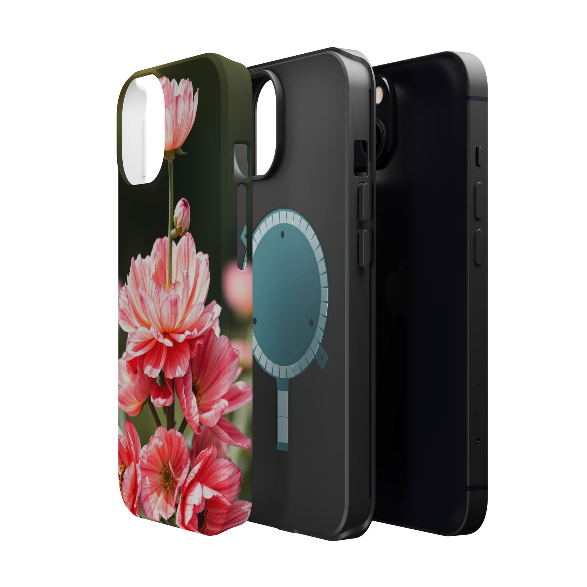 iPhone Ranunculus Stack Vibrant Watercolor Slim Snap Case · iPhone Case
