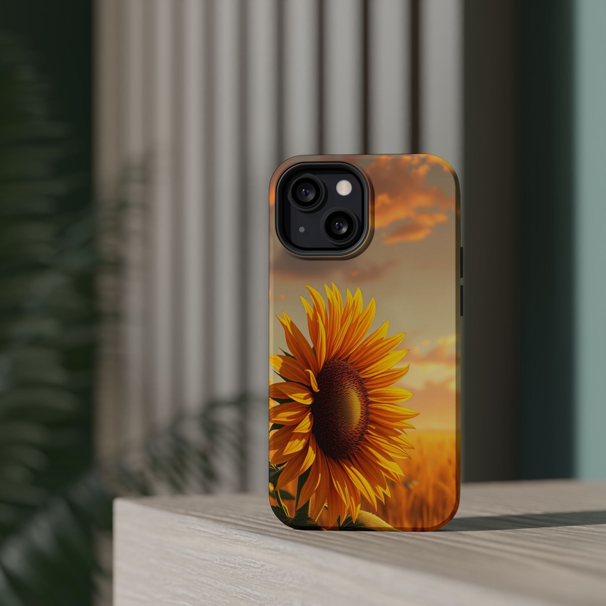 iPhone Sunflower Prairie Electric Art Slim Everyday Designer Case · iPhone Case