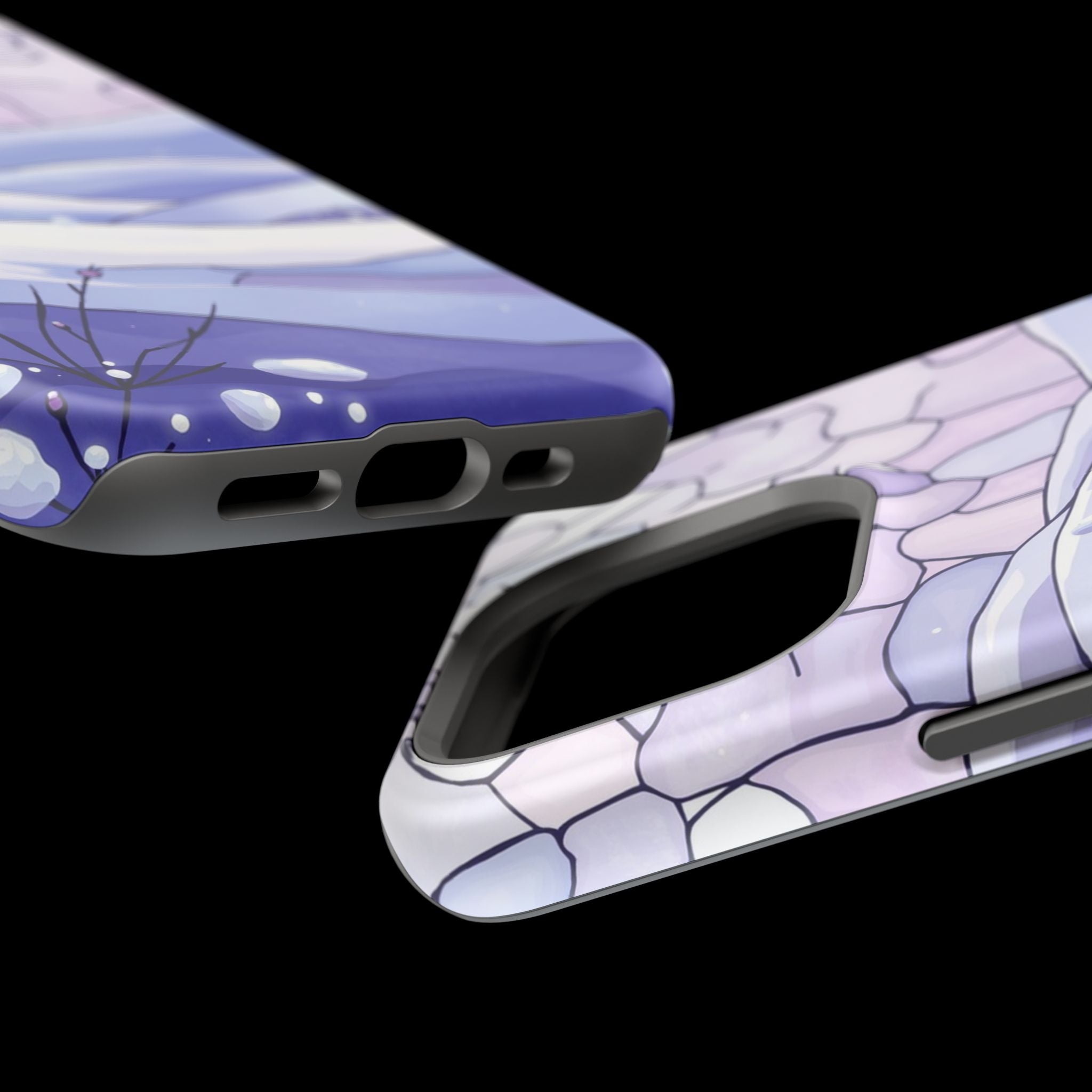 iPhone Snow Field Electric Art 11 Bold Modern Everyday Snap Case · iPhone Case