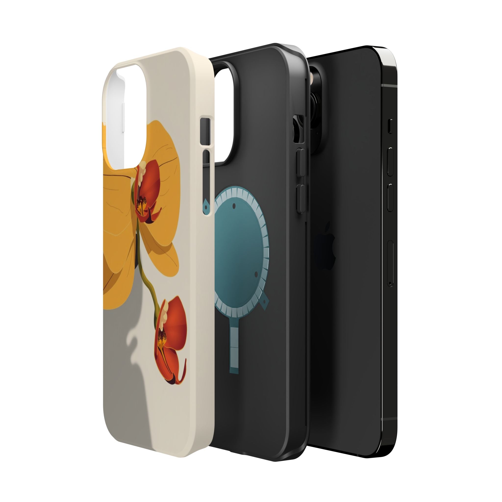 iPhone Vibrant Orchid Study Design Bold Modern Everyday Snap Case · iPhone Case