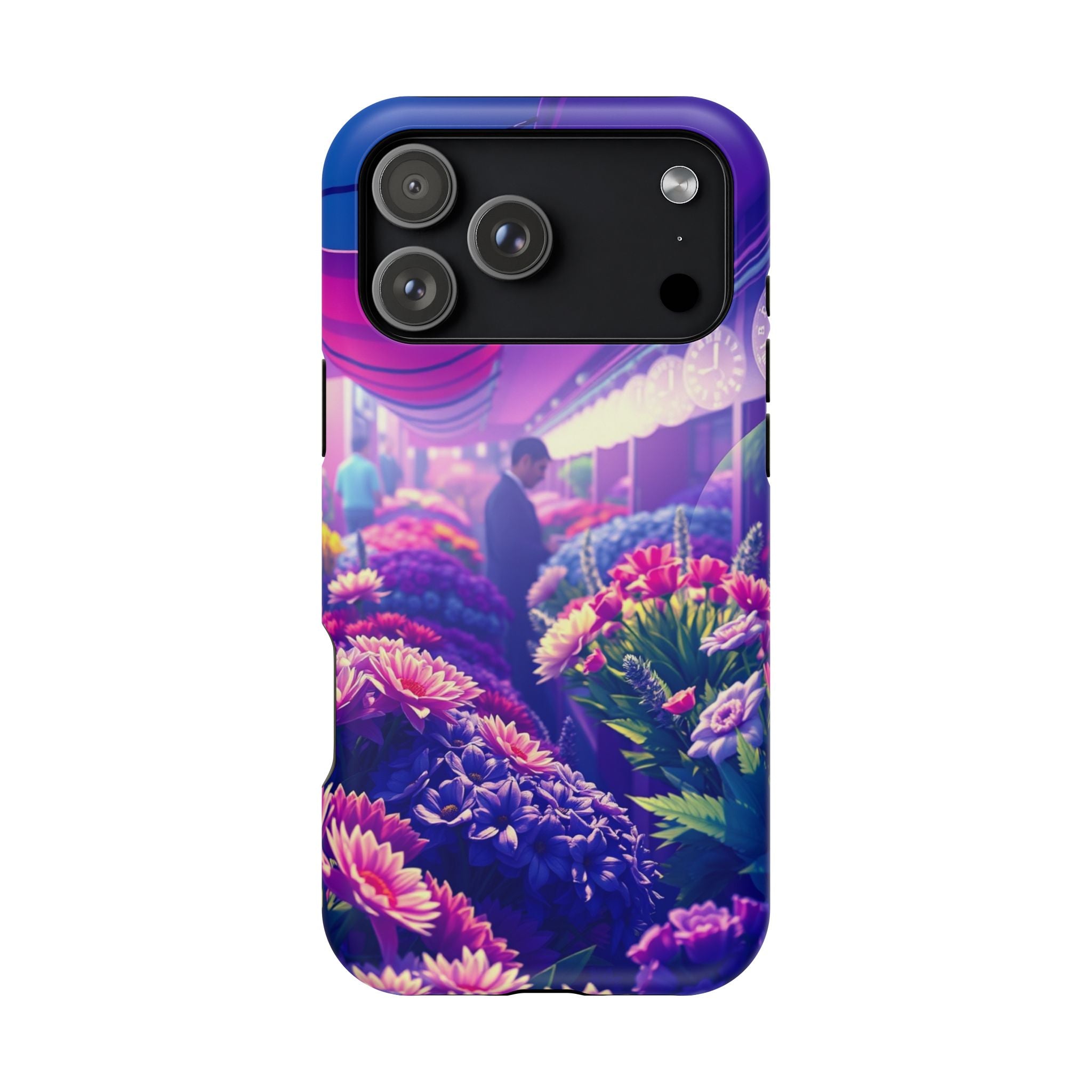 iPhone Flower Market Enchanted Art Bold Modern Everyday Snap Case · iPhone Case
