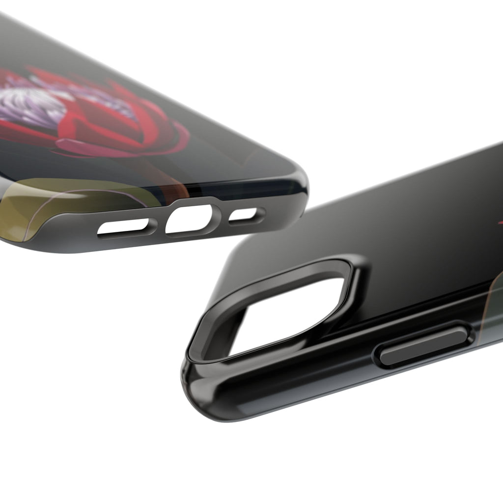iPhone Black And Crimson Protea Bold Slim Everyday Designer Case · iPhone Case