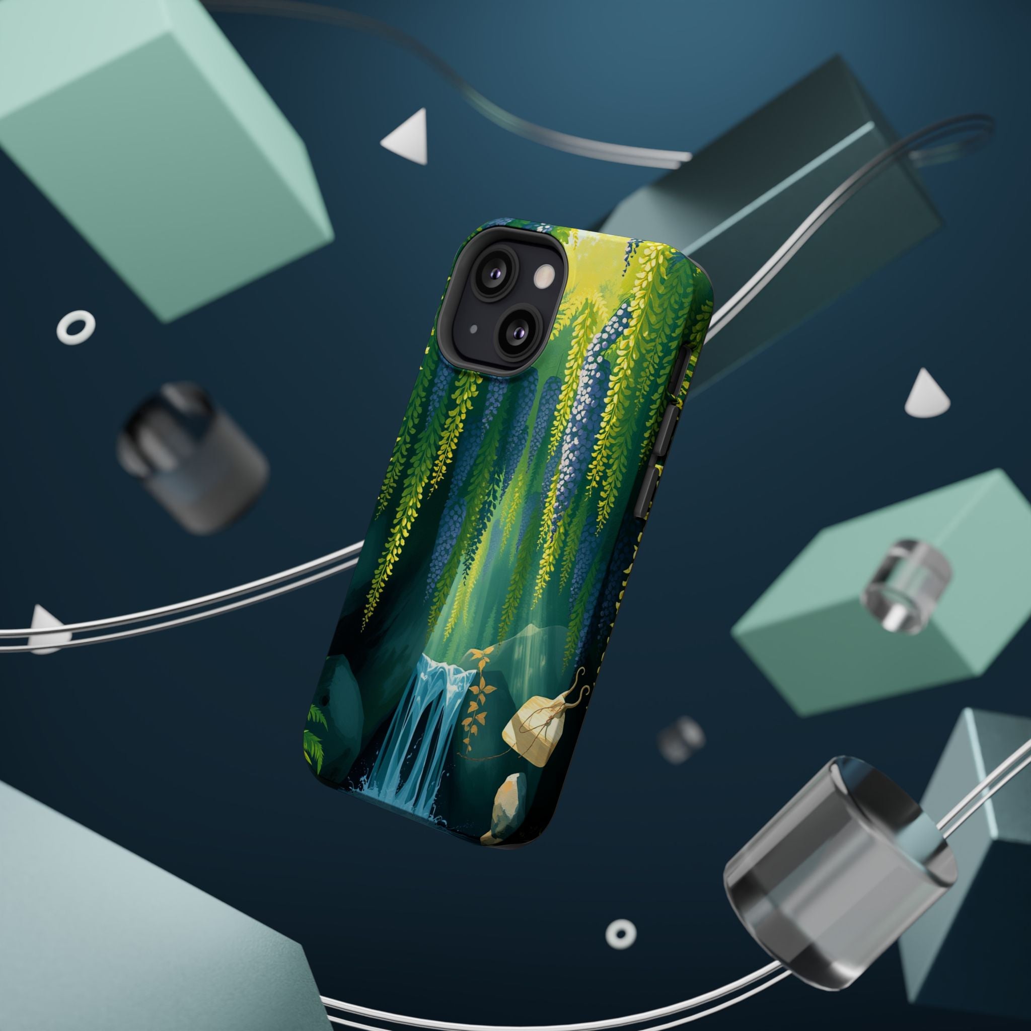 iPhone Wisteria Cascade Mystic Art Bold Modern Everyday Snap Case · iPhone Case
