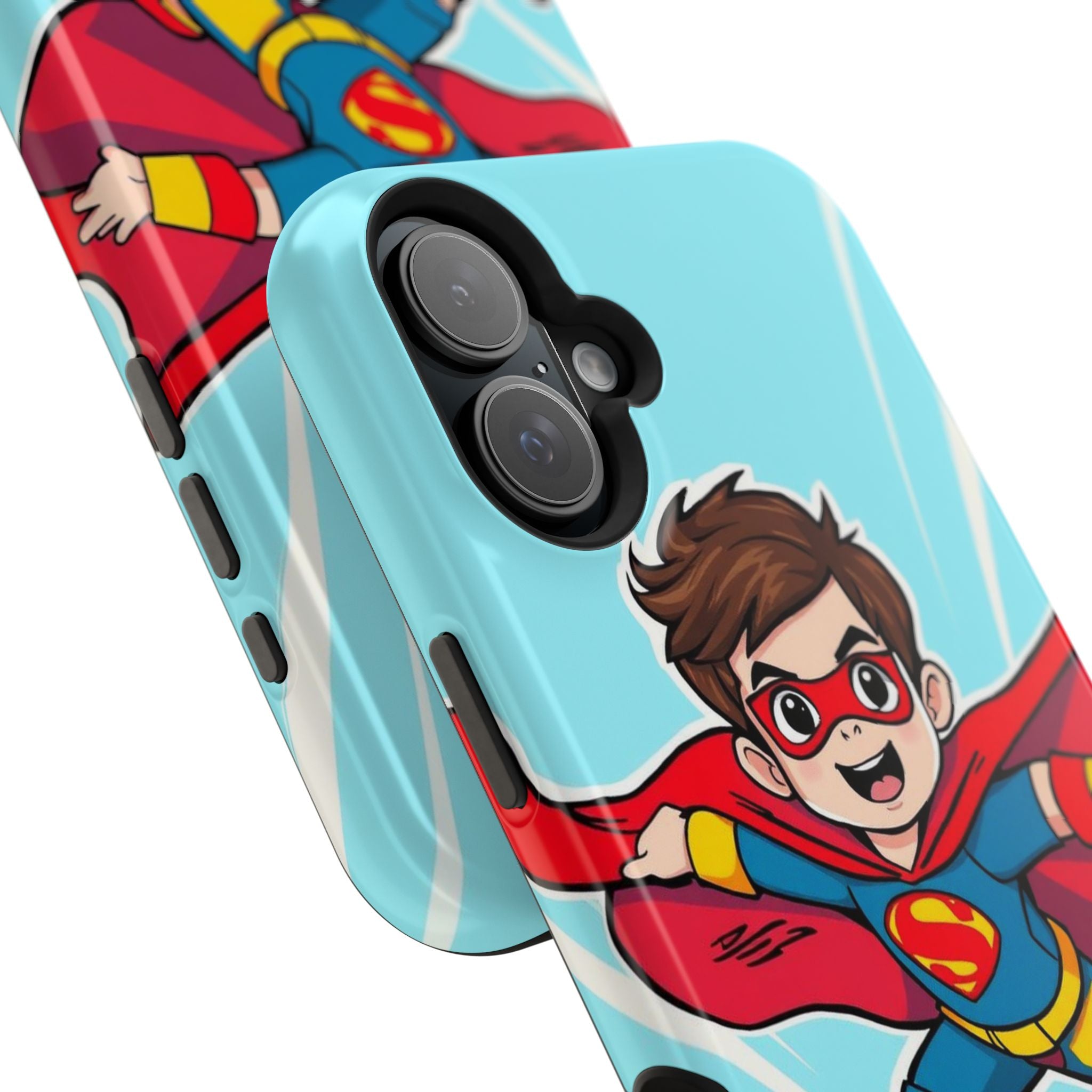 iPhone Kid Superhero Flying Kids Fun iPhone Phone Case Gift Slim · iPhone Case