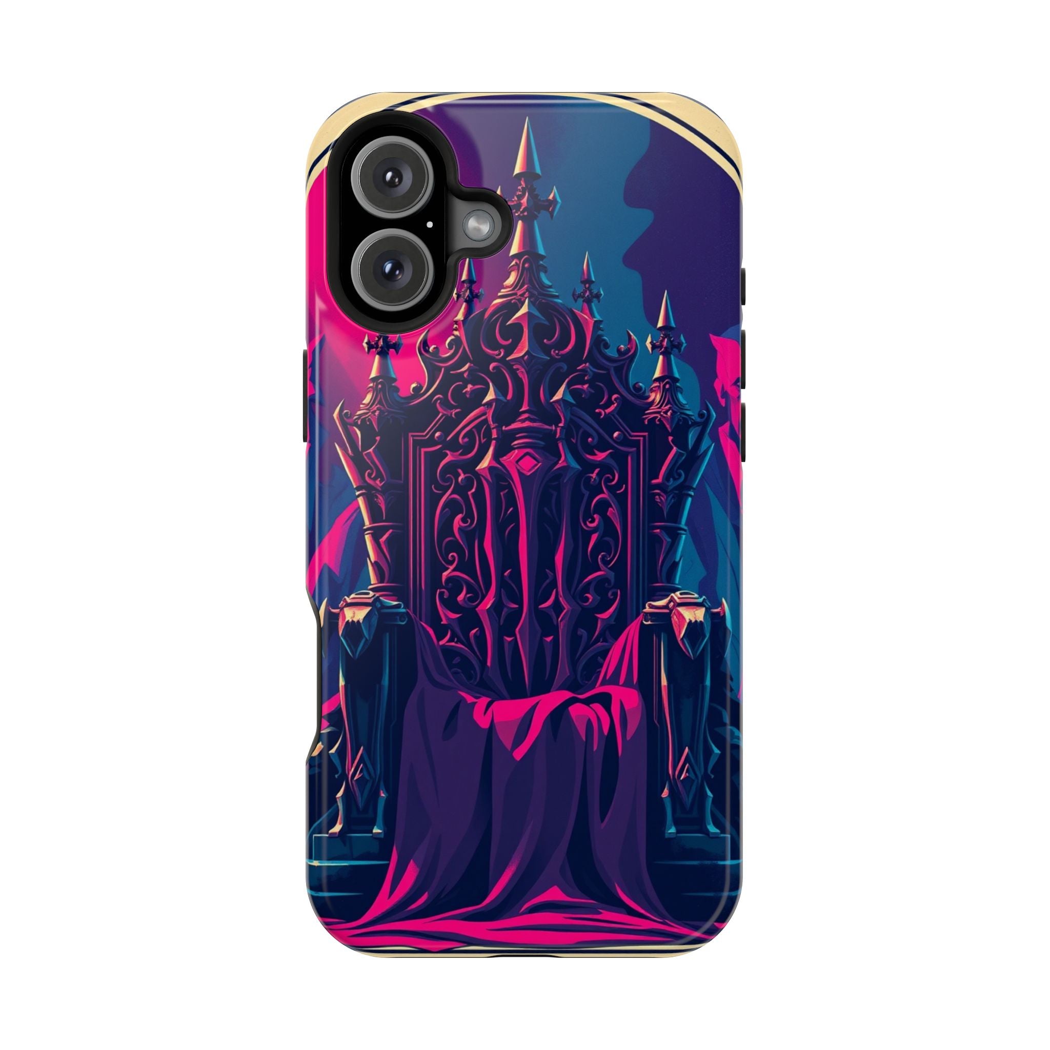 iPhone Lich King Throne Vintage Retro Poster Slim Everyday Designer Case · iPhon
