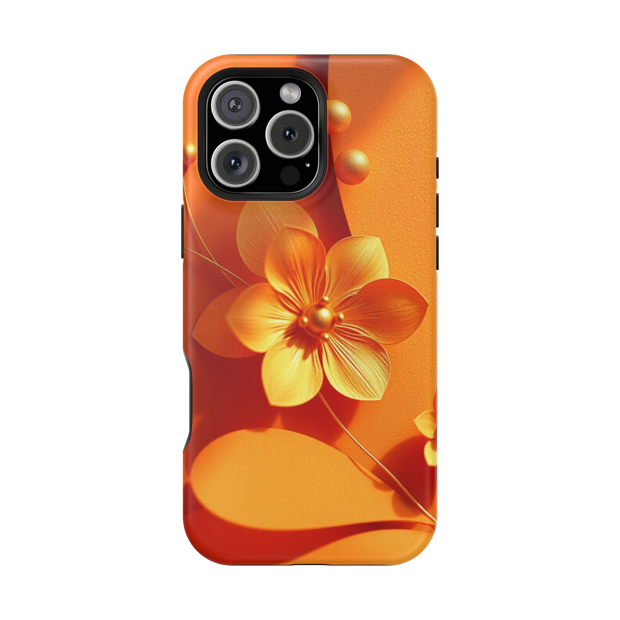 iPhone Floral Geometric Gold Foil Luxury Slim Everyday iPhone Designer · iPhone