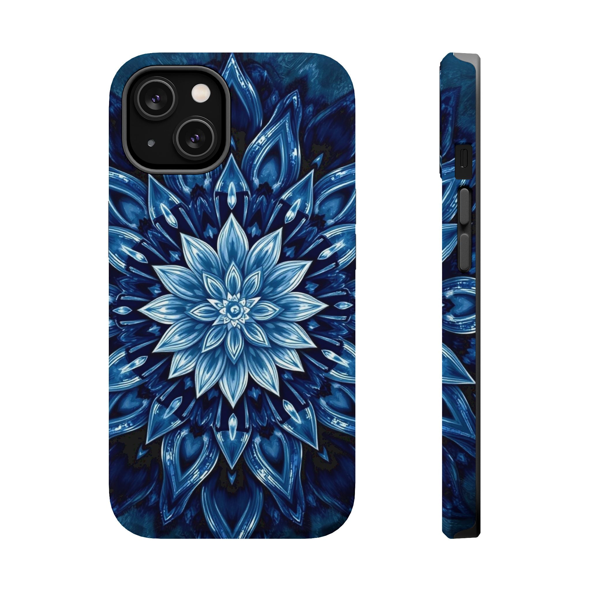 iPhone Floral Mandala Electric Art Bold Modern Everyday Snap Case · iPhone Case