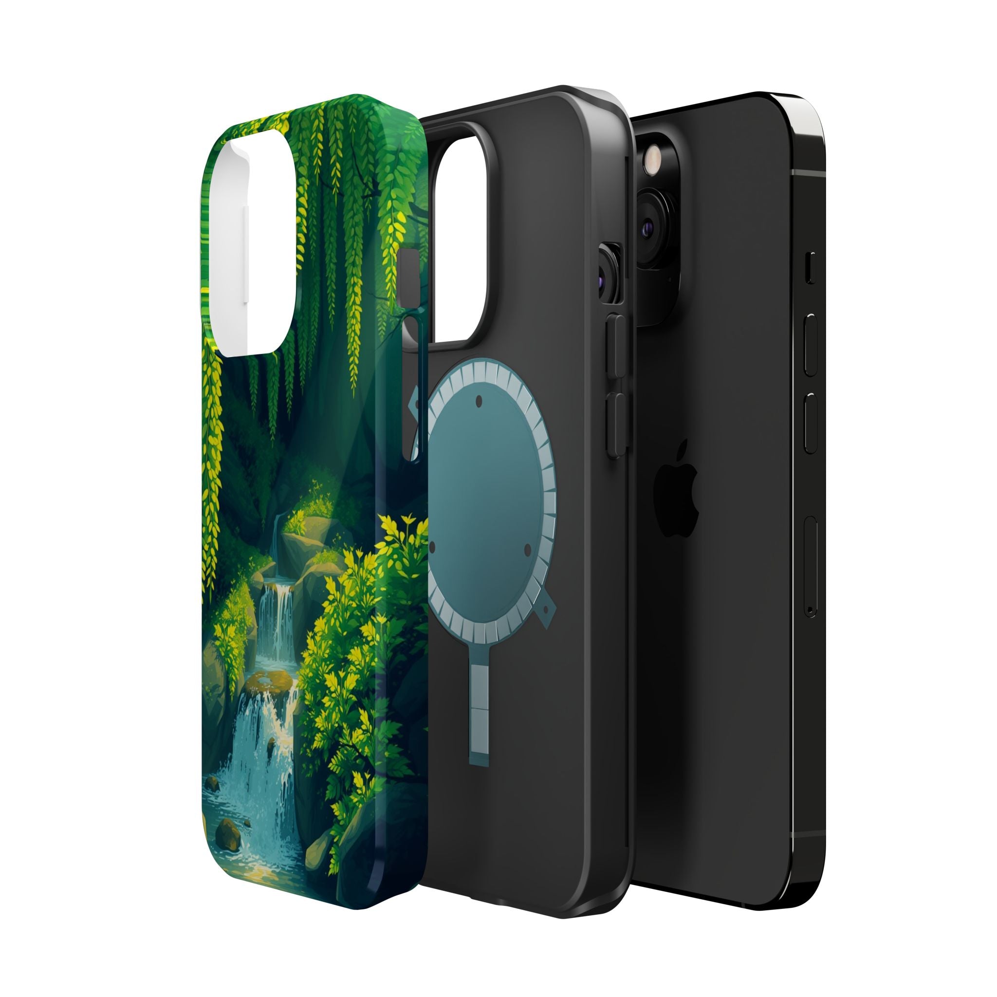 iPhone Earthy Wisteria Cascade Design Slim Everyday iPhone 13 Designer · iPhone