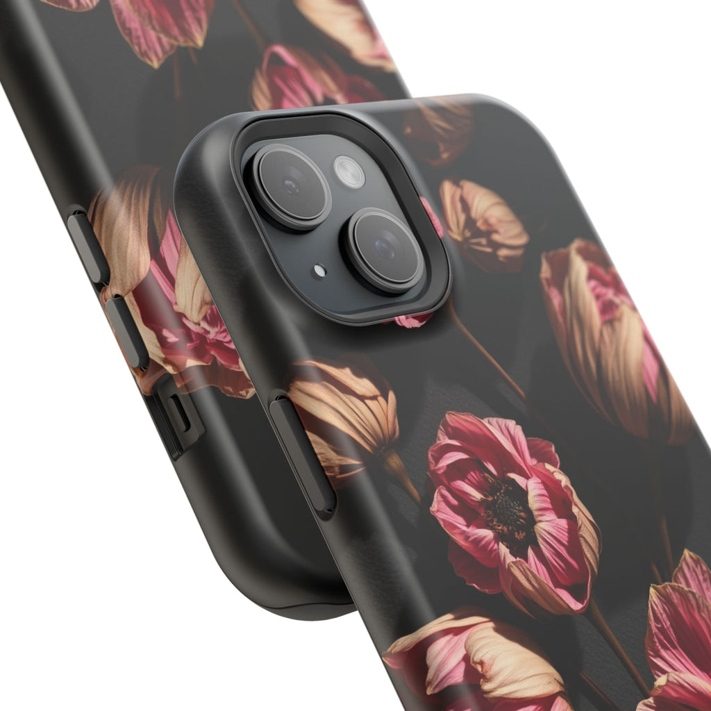 iPhone Dried Flower Flat Lay Electric Art Slim Snap Case · iPhone Case
