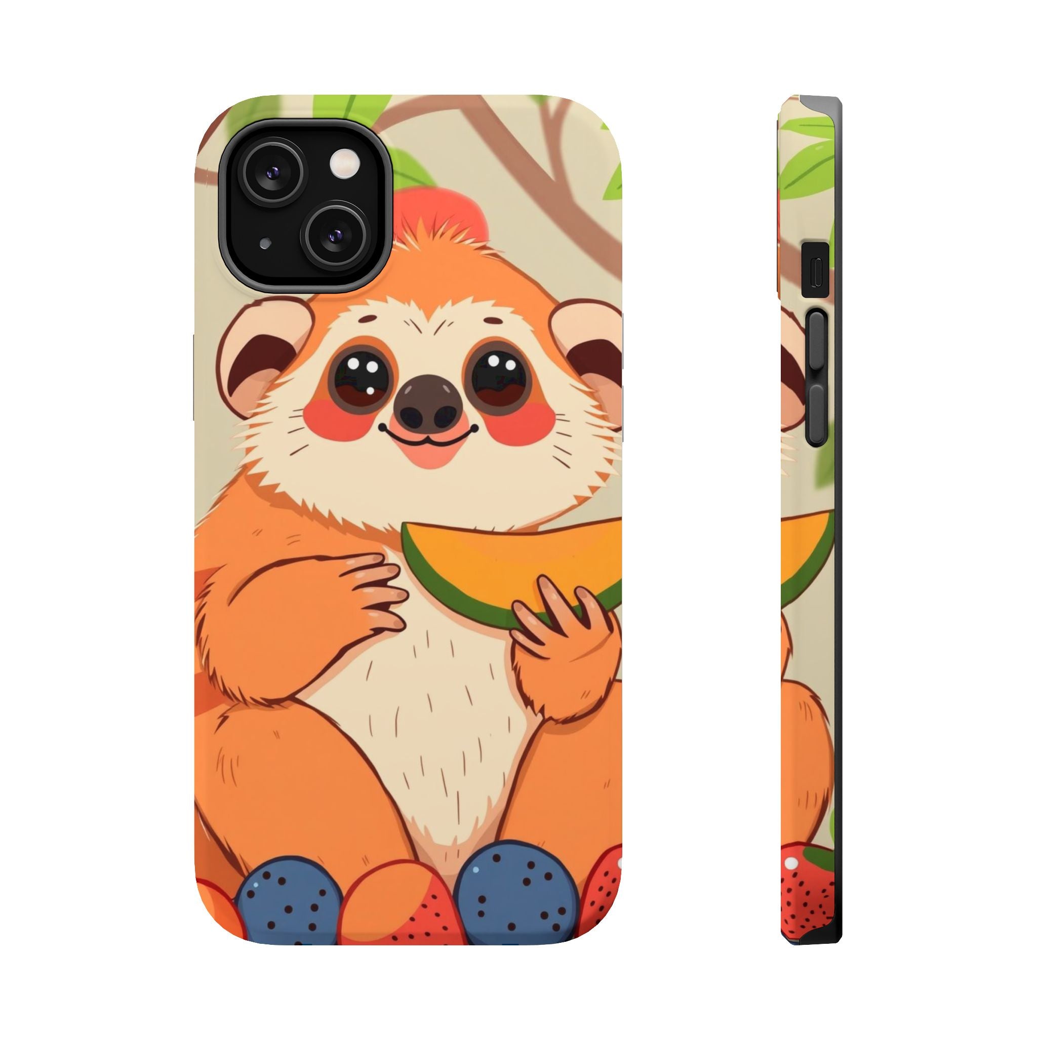 iPhone Slow Loris with Fruit Kids Fun iPhone Phone Case Gift Slim · iPhone Case