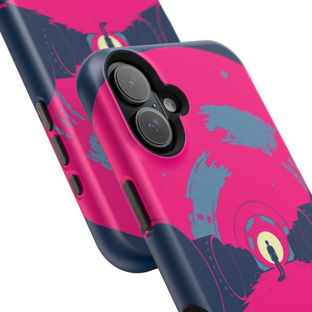 iPhone 1960s Mod Circles Bold Art Bold Modern Everyday Snap Case · iPhone Case