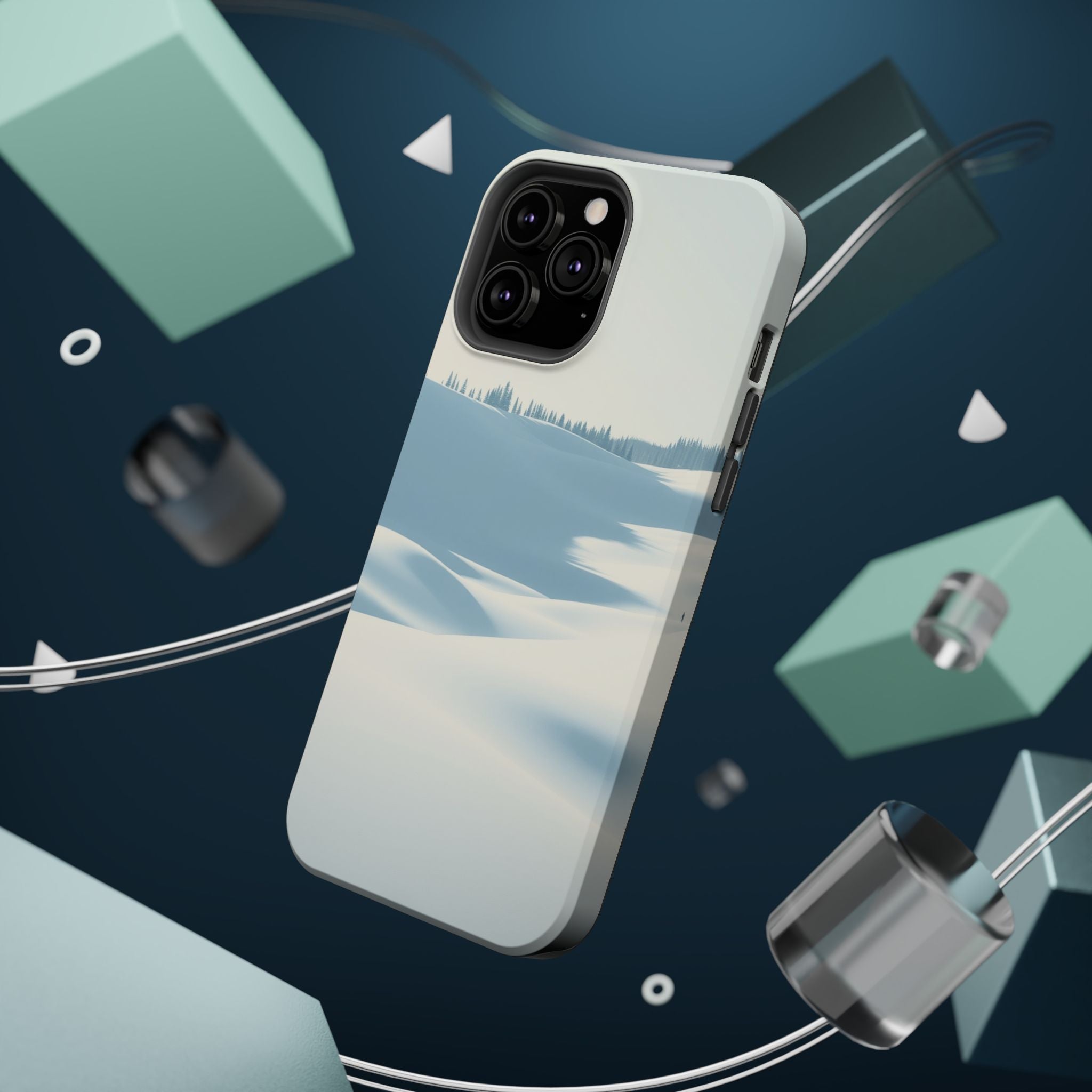 iPhone Snow Field Dreamy Design Slim Everyday Designer Case · iPhone Case