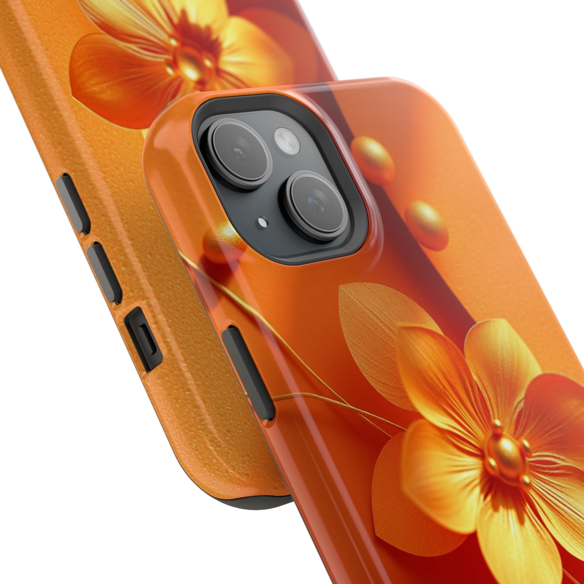iPhone Floral Geometric Gold Foil Luxury Slim Everyday iPhone Designer · iPhone