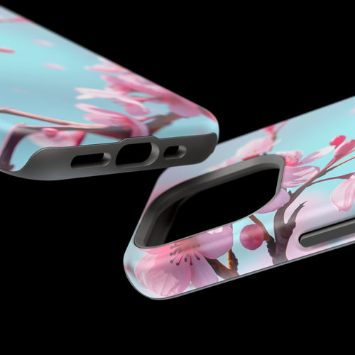 iPhone Cherry Blossom Electric Art Bold Modern Everyday Snap Case · iPhone Case