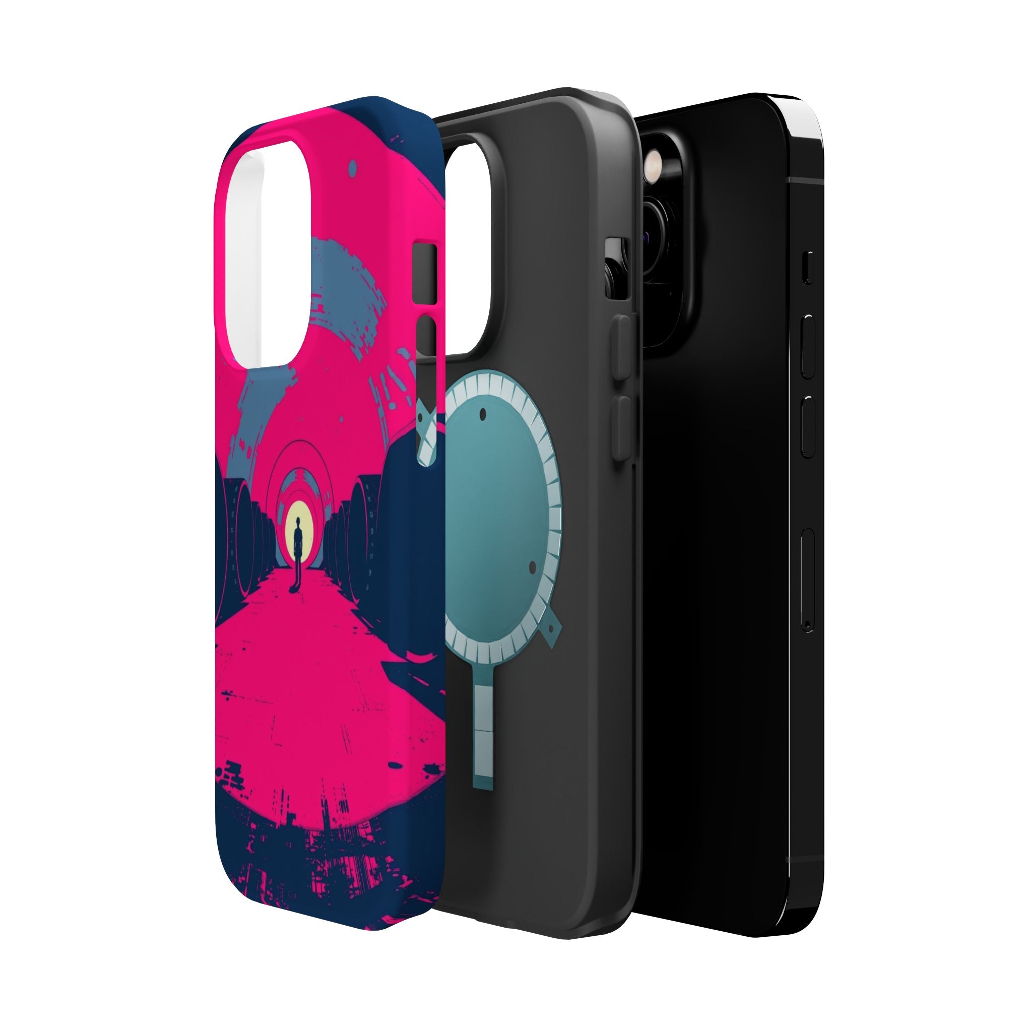 iPhone 1960s Mod Circles Bold Art Bold Modern Everyday Snap Case · iPhone Case