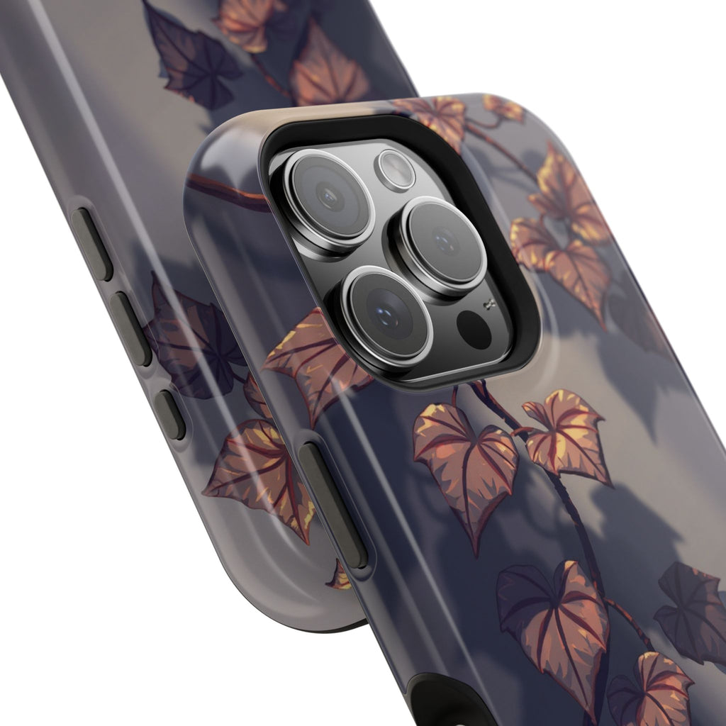 iPhone Charcoal And Copper Art Nouveau Vine Soft iPhone 13 Finish · iPhone Case