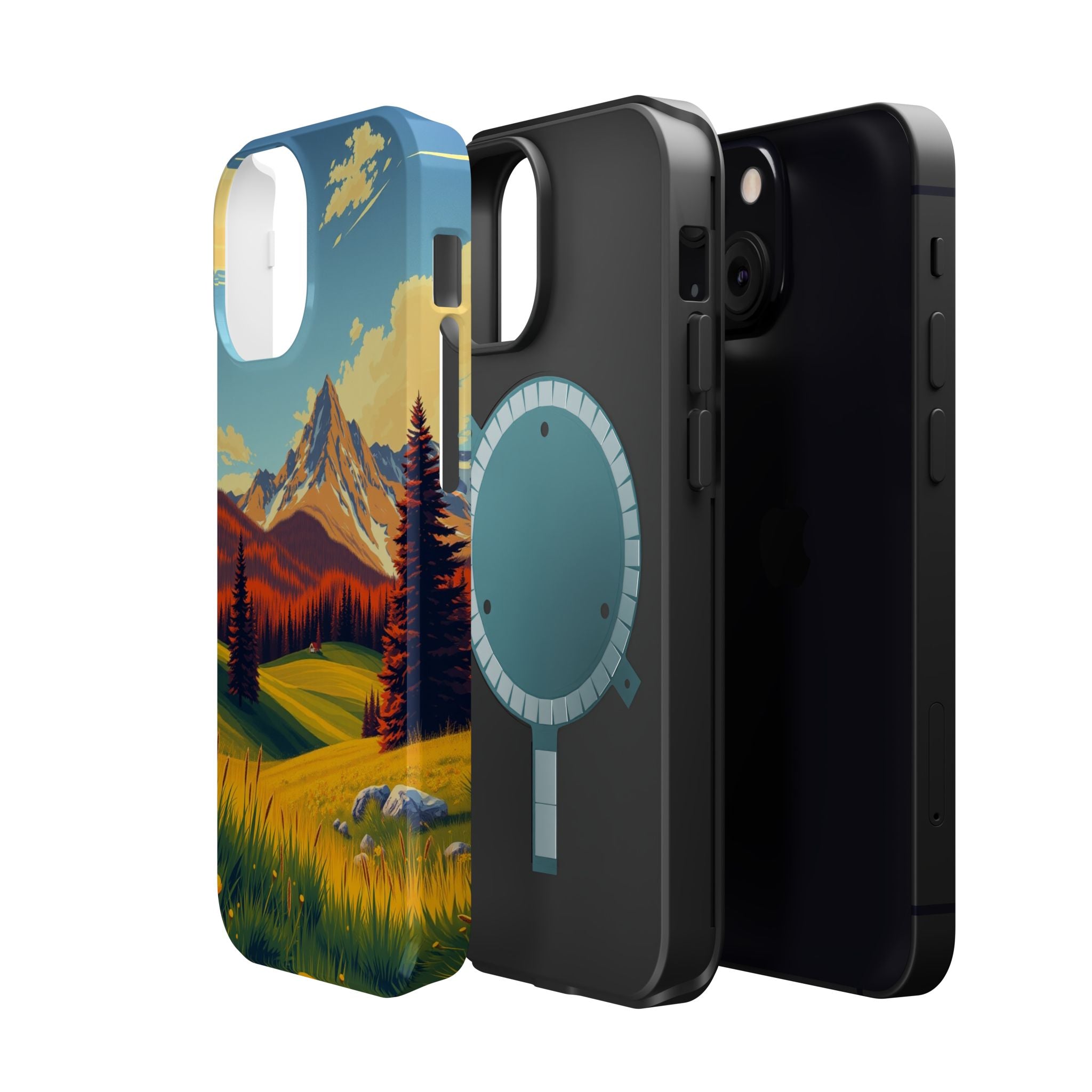 iPhone Radiant Alpine Meadow Design Slim Everyday Designer Case · iPhone Case