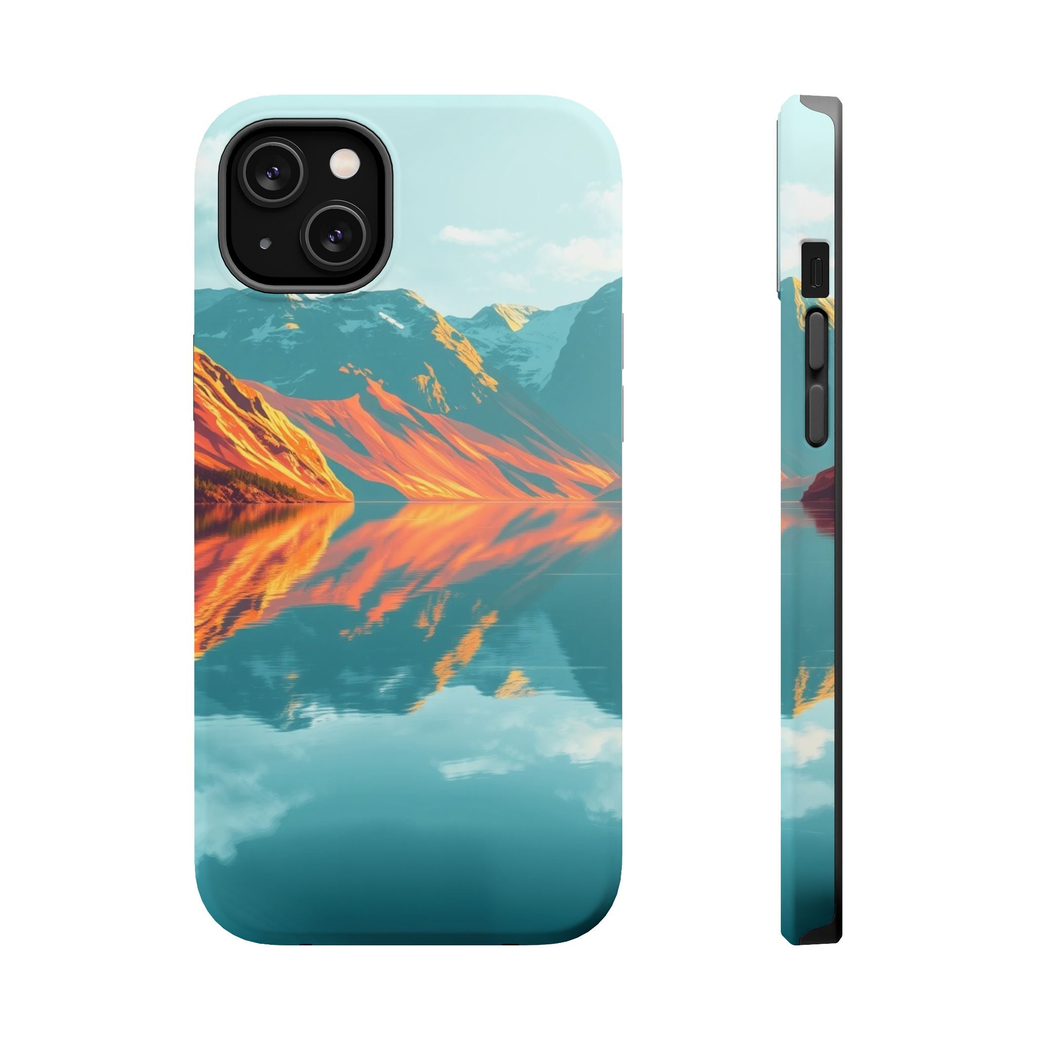 iPhone Fjord Reflection Gold Foil Luxury Slim Everyday iPhone Designer · iPhone
