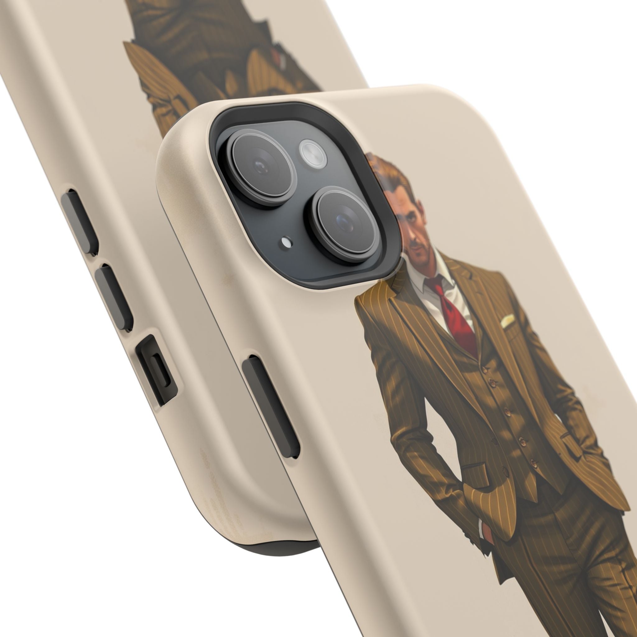 iPhone Pinstripe Suit Grunge Distressed Slim Everyday Designer Case · iPhone Cas