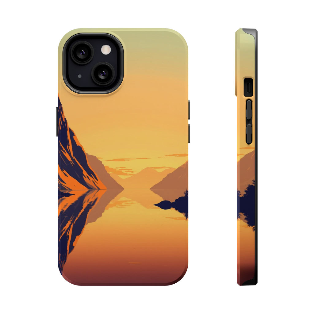 iPhone Fjord Reflection Pop Art Bold Slim Everyday Designer Case · iPhone Case