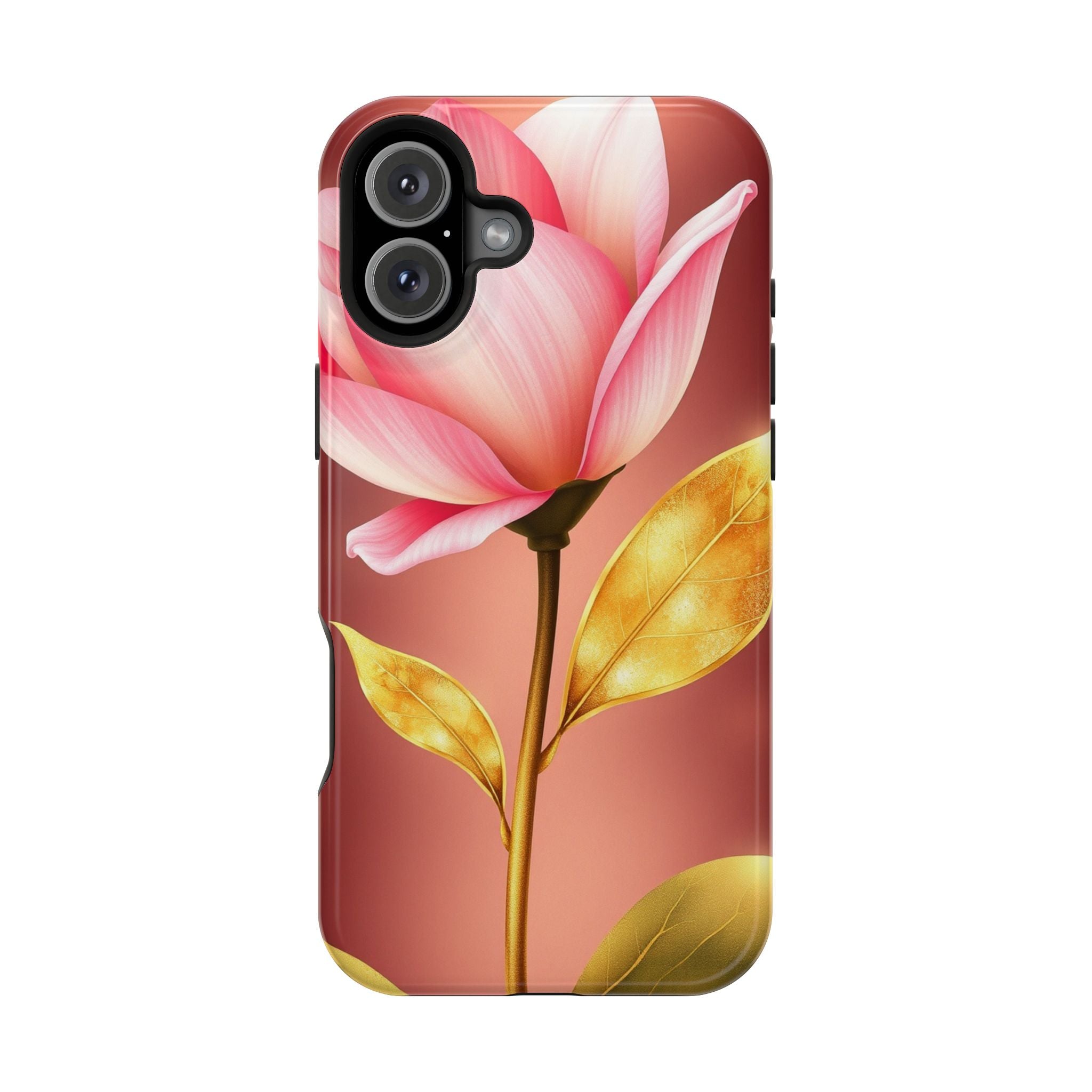 iPhone Dreamy Bloom and Leaf Design 14 Slim Everyday Designer Case · iPhone Case