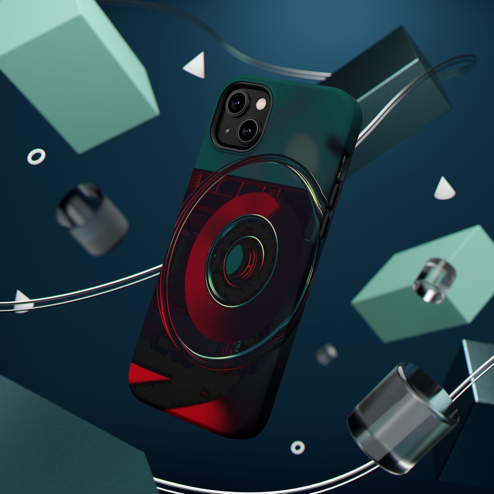iPhone Vibrant Cassette Tape Rewind Design Slim Everyday Designer Case · iPhone