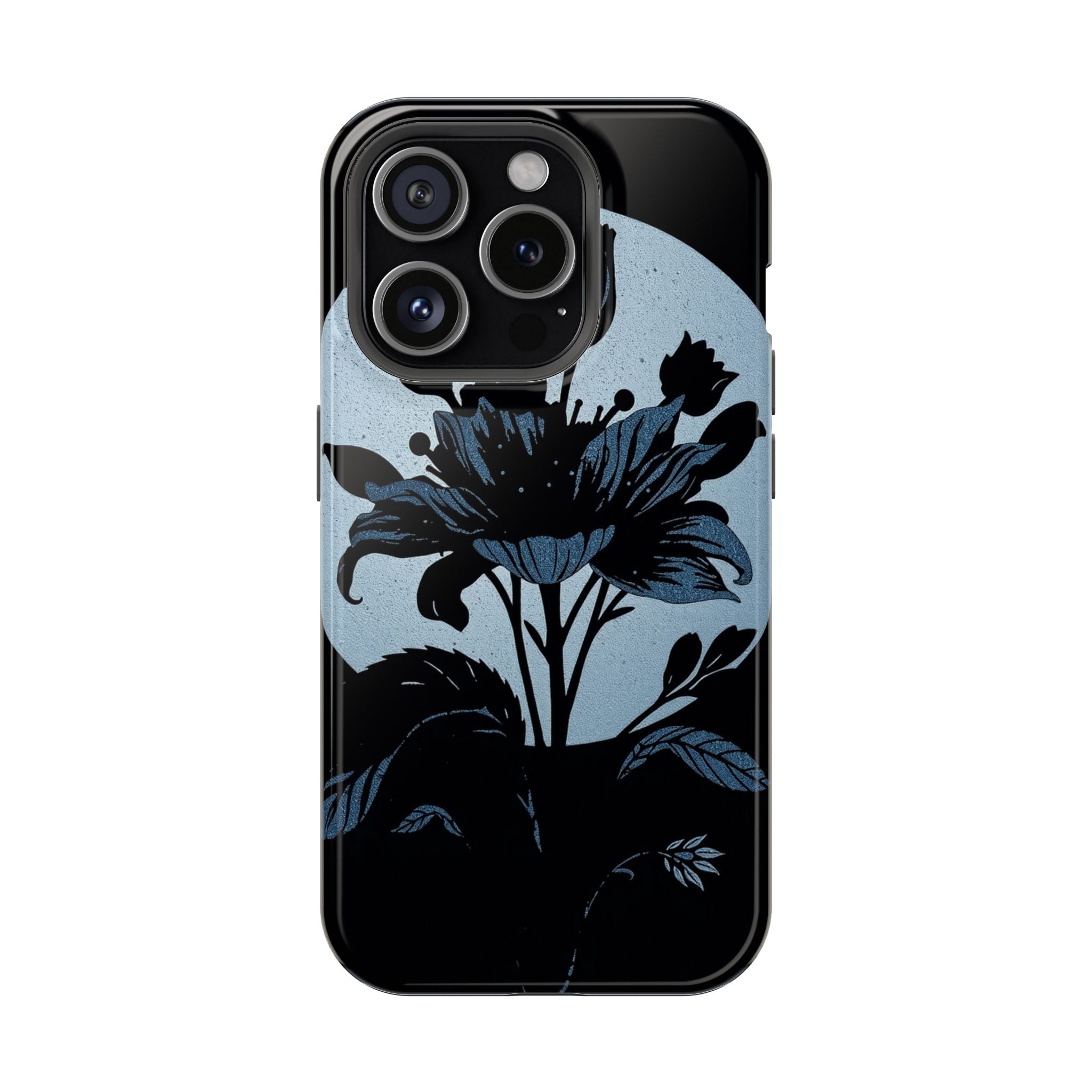 iPhone Radiant Floral Silhouette Design Slim Everyday Designer Case · iPhone Cas