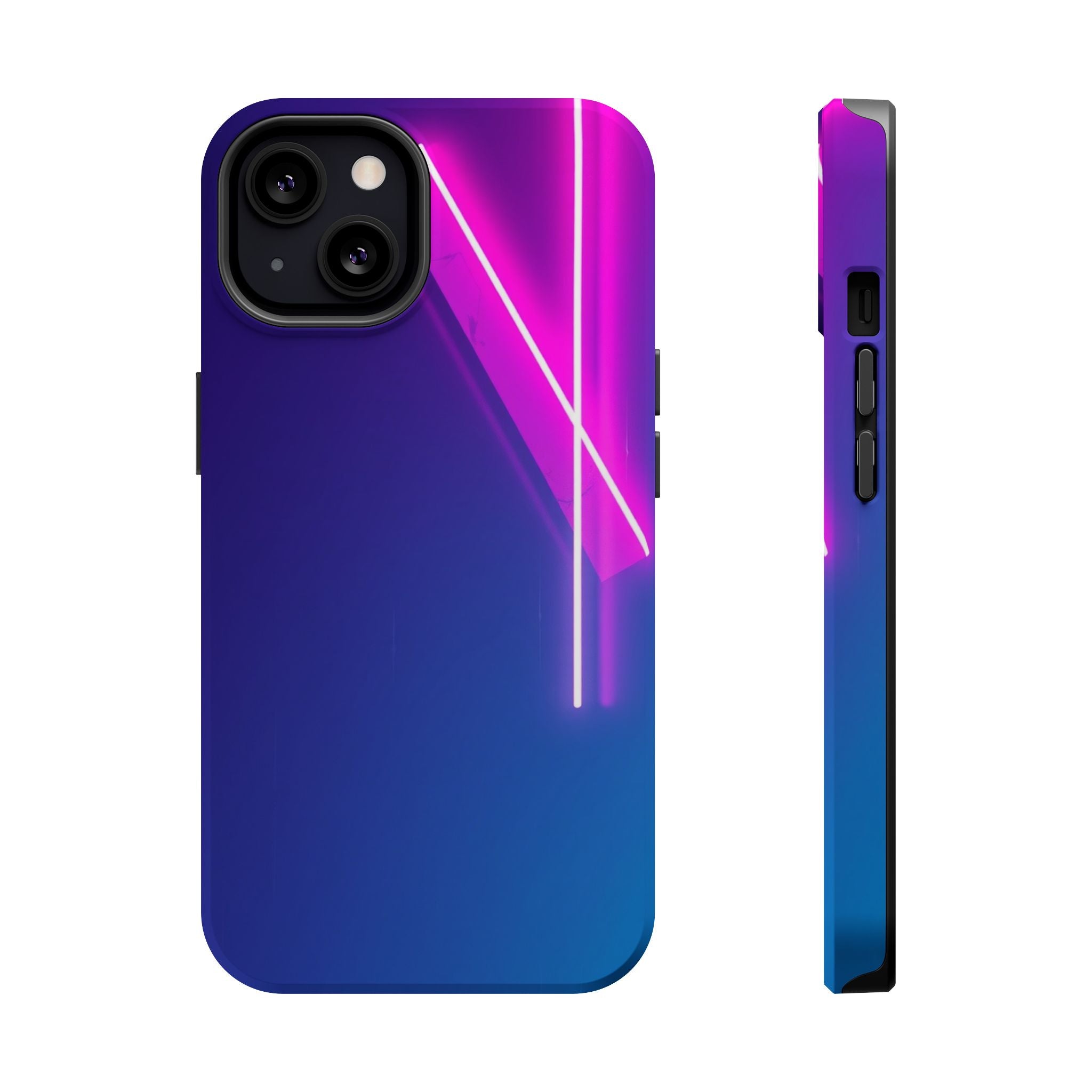 iPhone 1990s Geometric Neon Electric Art Slim Everyday Designer Case · iPhone Ca