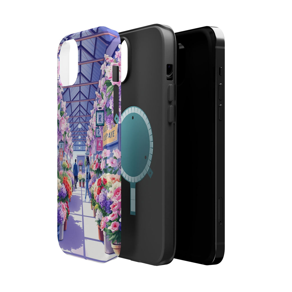 iPhone Flower Market Cinematic Art Clean Minimal Snap Cas Slim Snap Case · iPhon