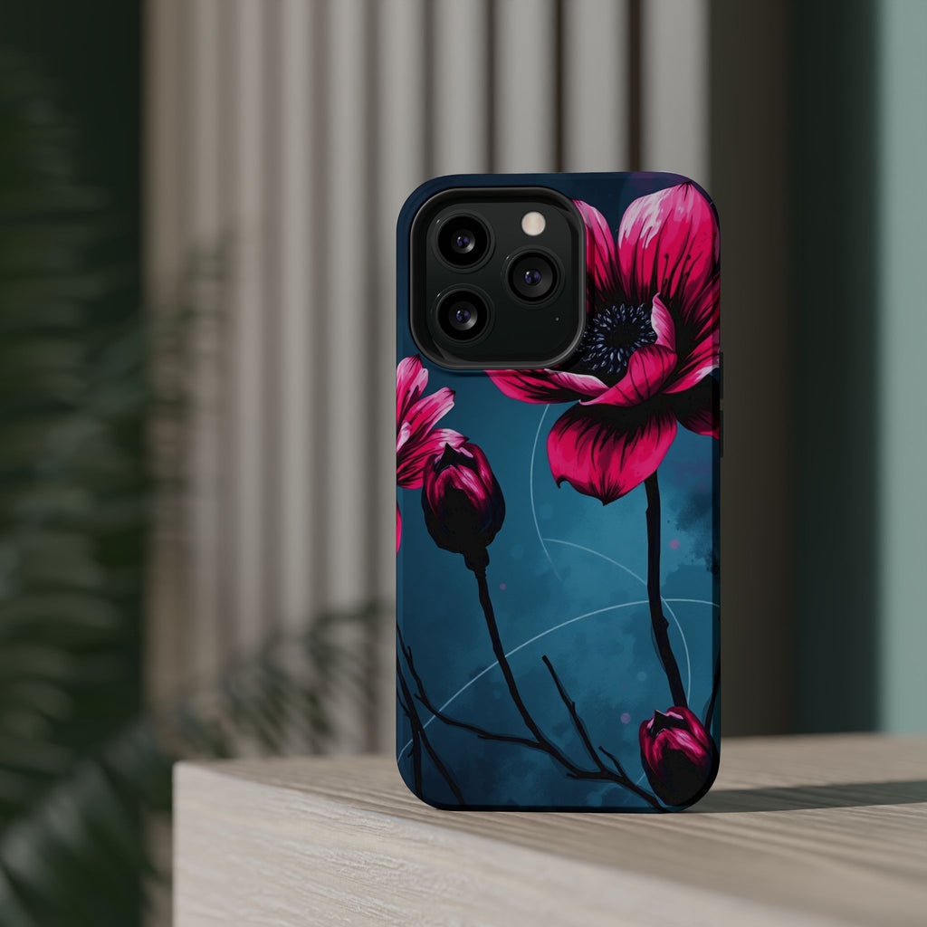 iPhone Floral Ink Wash Bold Art Slim Everyday Designer Case · iPhone Case