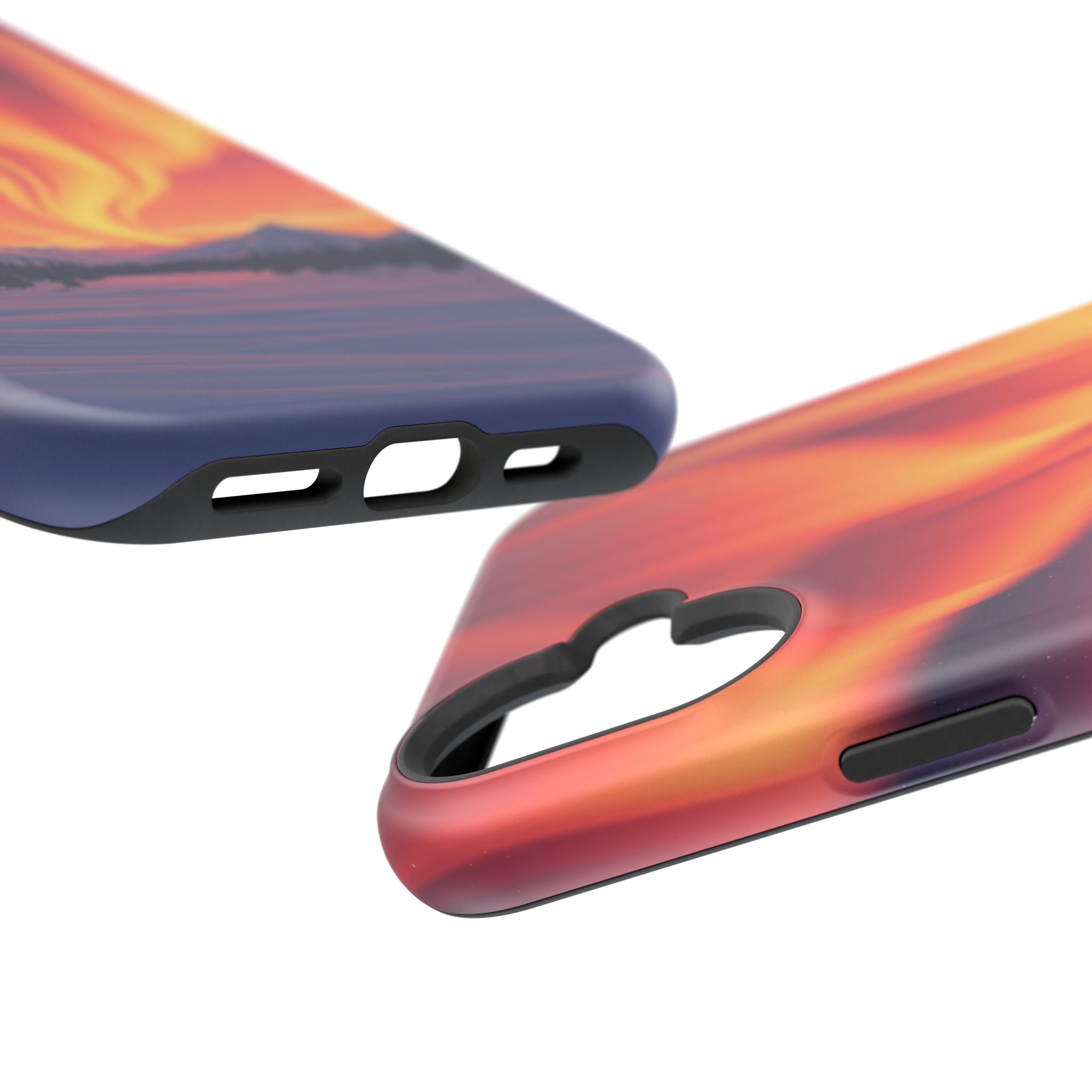iPhone Sunset Amber And Peach Northern Lights Slim iPhone Everyday · iPhone Case
