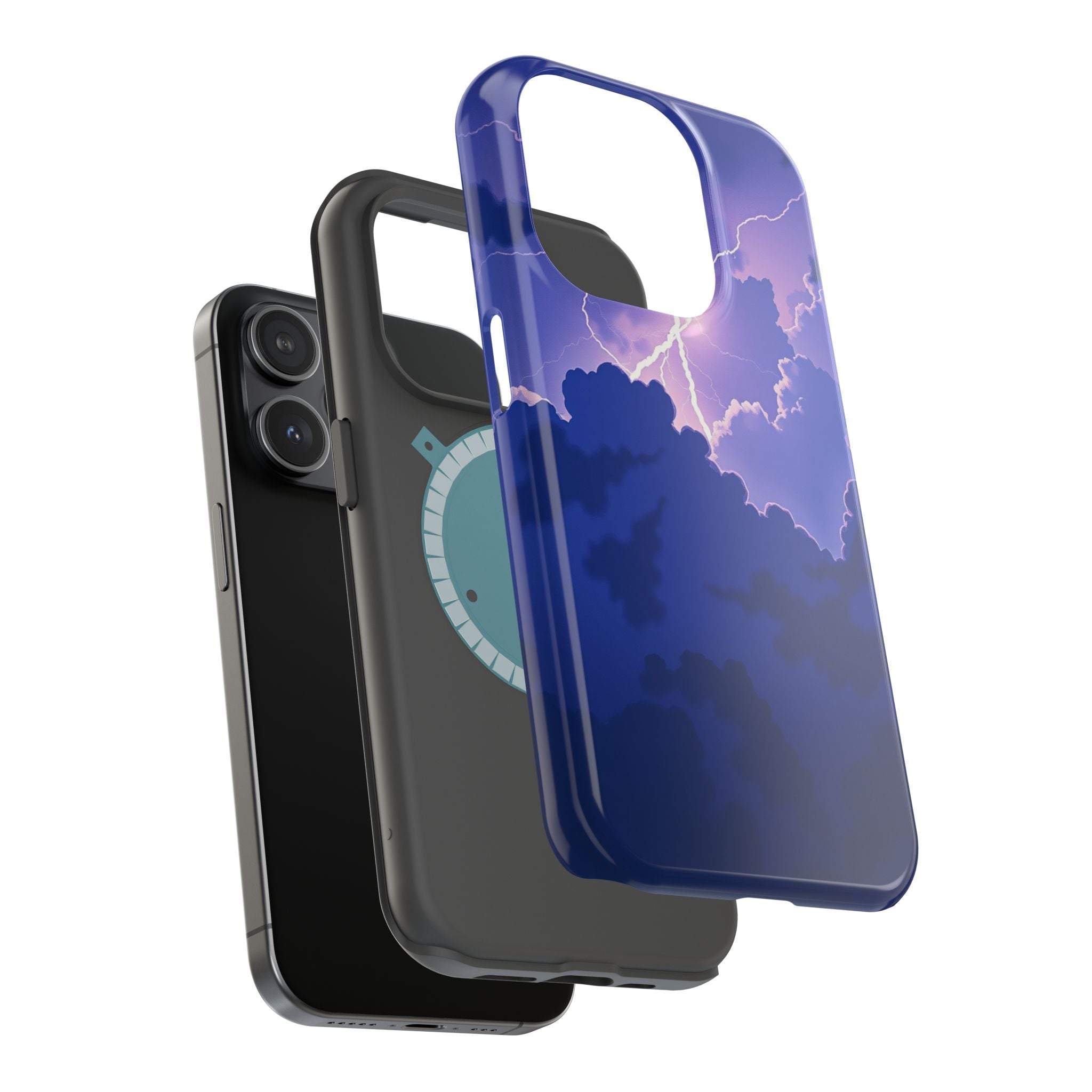 iPhone Indigo And Violet Thunderstorm Sky Slim iPhone Everyday Designer · iPhone