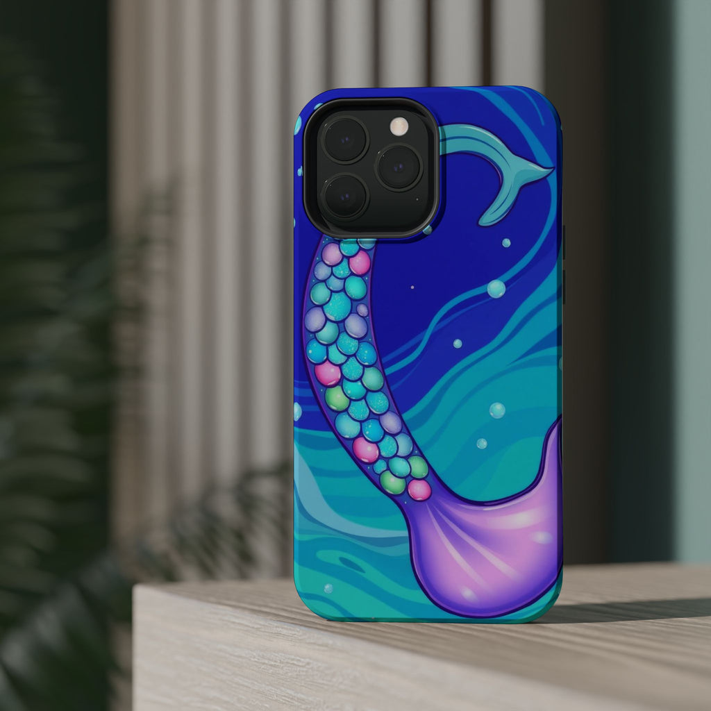 iPhone Mermaid Tail Swirl Kids Fun iPhone Phone Case Gift Artistic · iPhone Case