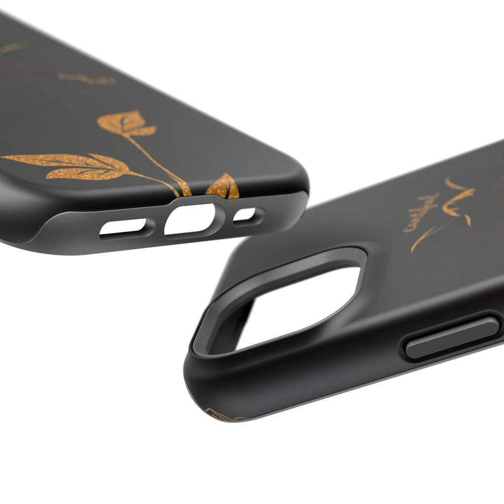 iPhone Earthy Floral Silhouette Design Slim Everyday Designer Case · iPhone Case