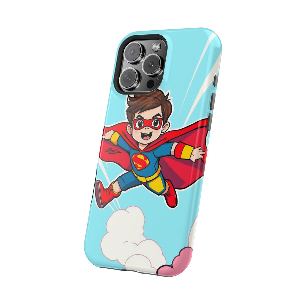 iPhone Kid Superhero Flying Kids Fun iPhone Phone Case Gift Slim · iPhone Case