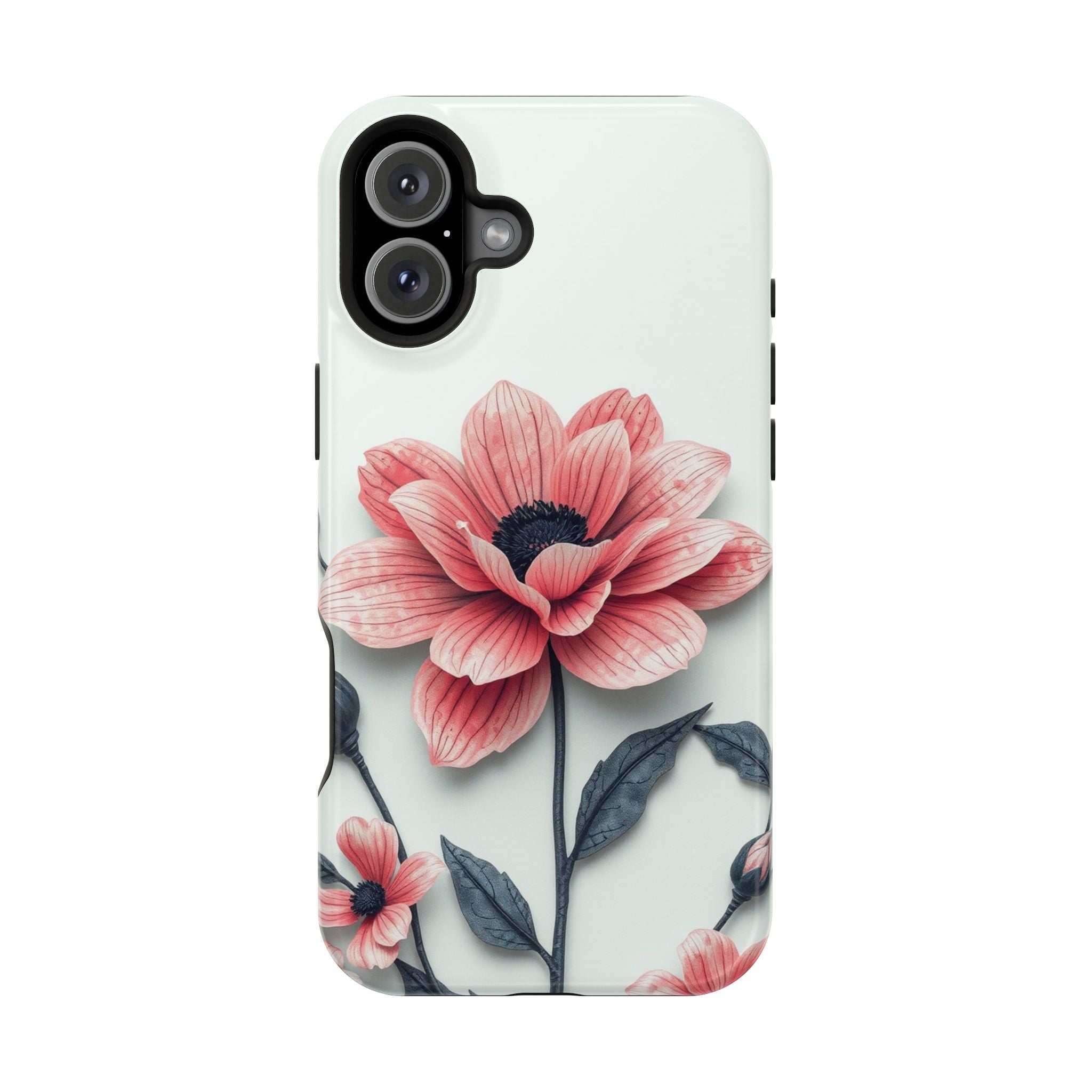 iPhone Dreamy Floral Ink Wash Design Slim Everyday iPhone 12 Designer · iPhone C