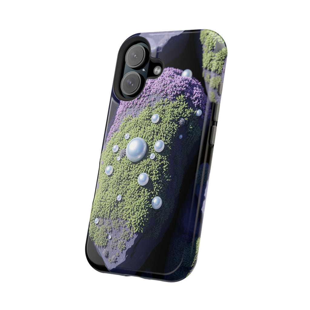 iPhone Moss Covered Rocks Electric Art Slim Everyday Designer Case · iPhone Case