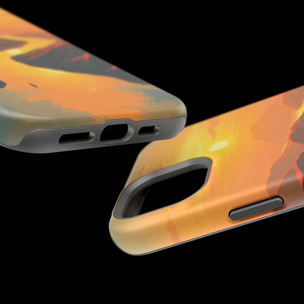 iPhone River Delta Aerial Oil Painting Impressionist iPhone Slim · iPhone Case