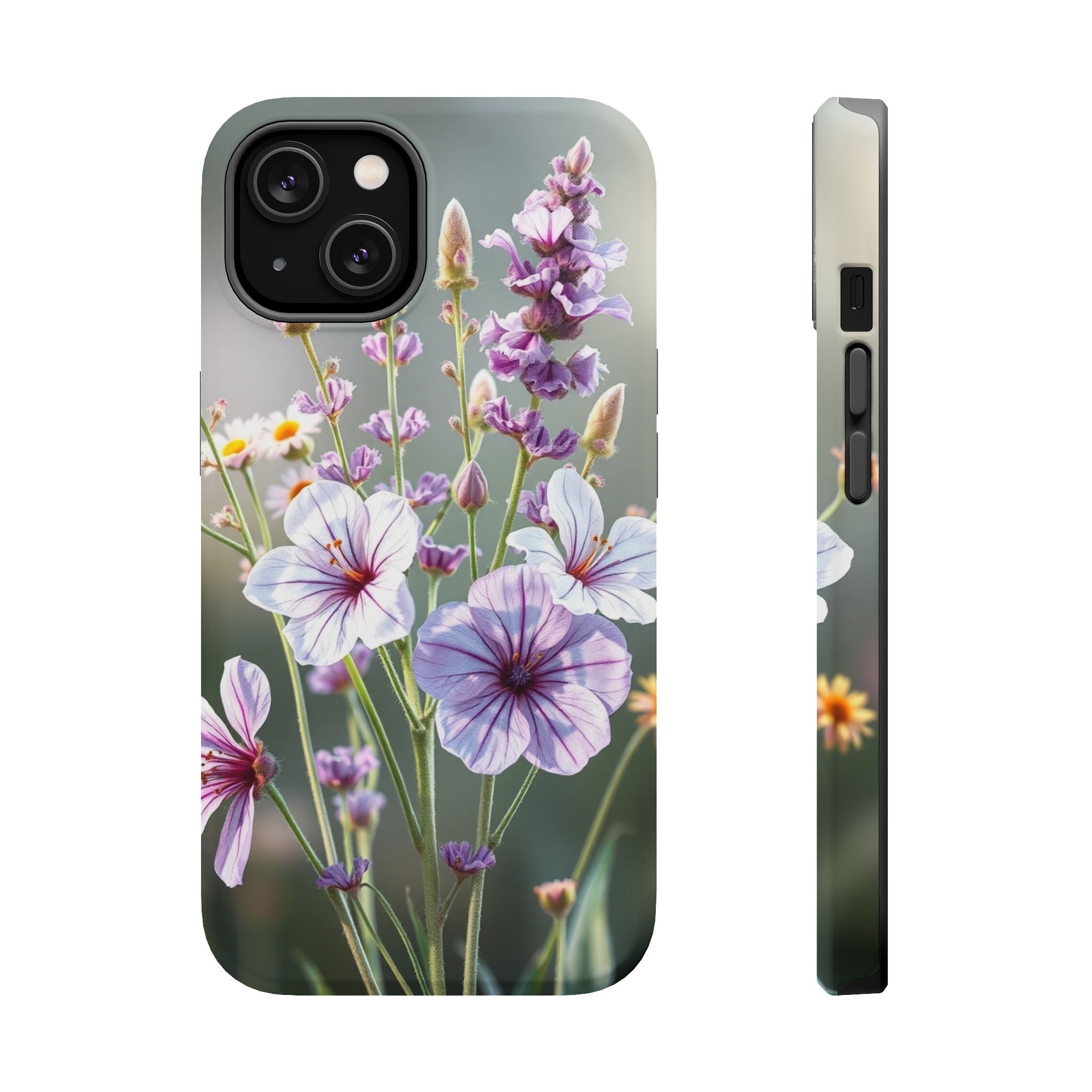 iPhone Wildflower Bunch Enchanted Art Slim Everyday Designer Case · iPhone Case