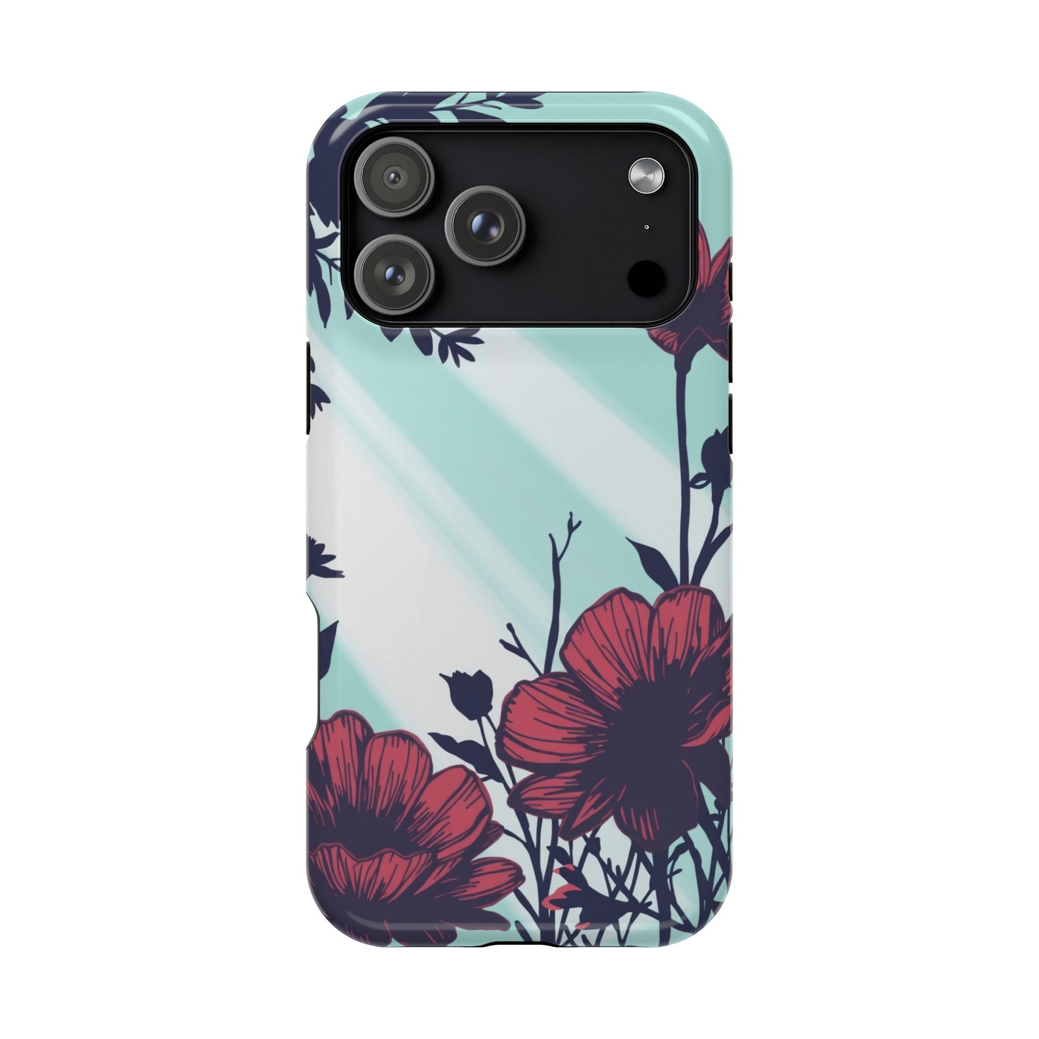 iPhone Floral Silhouette Cinematic Art Slim Everyday Designer Case · iPhone Case